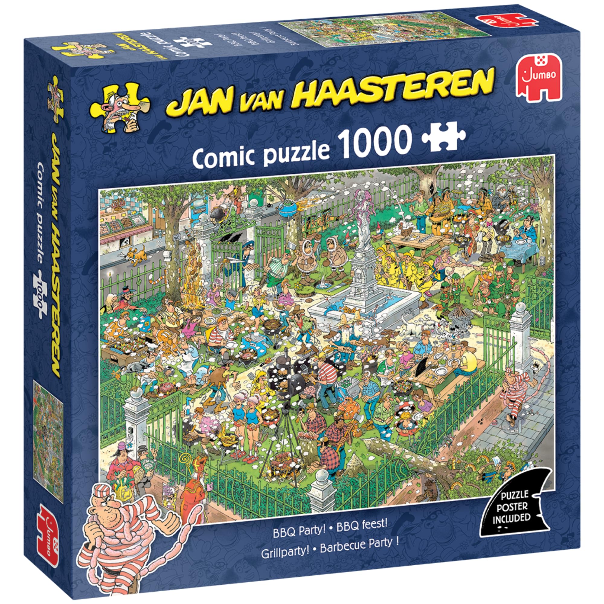 Jan van Haasteren BBQ Party! - 1000 Piece Jigsaw Puzzle | Adults 14+ | 68 x 49cm