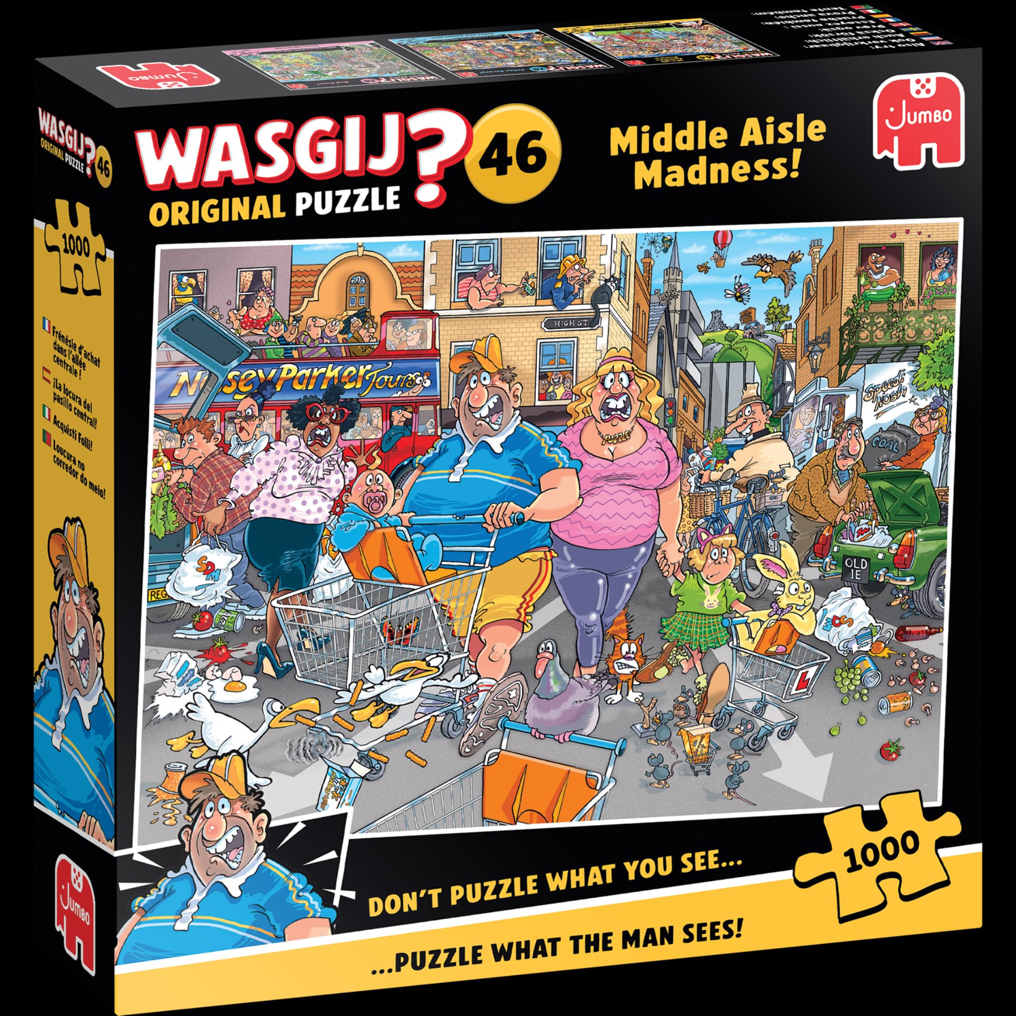 Wasgij Original 46: Middle Aisle Madness - 1000 Piece Puzzle for Adults 3