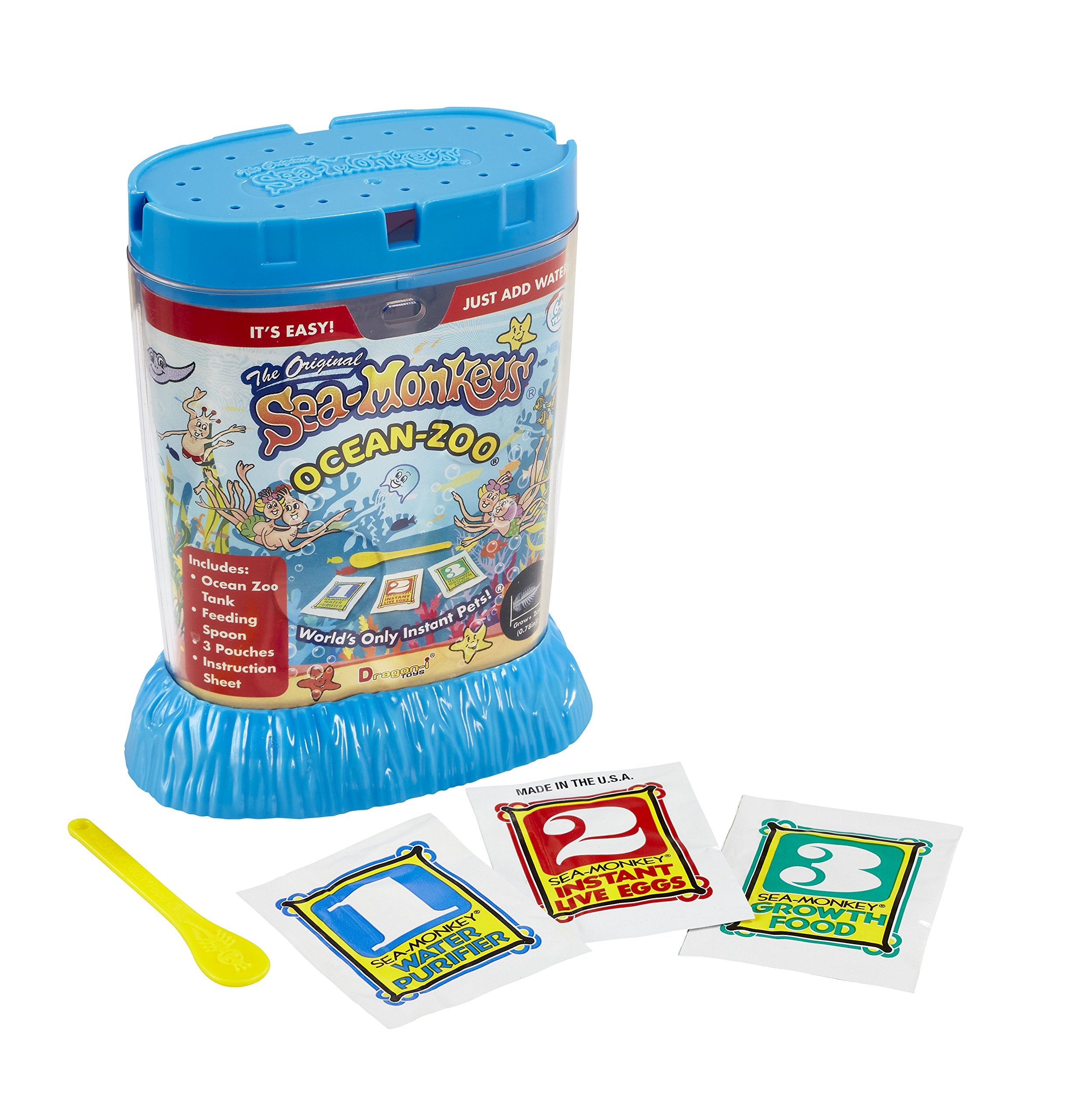 Sea Monkeys Ocean Zoo - Educational Science Kit for Kids 5-10 15