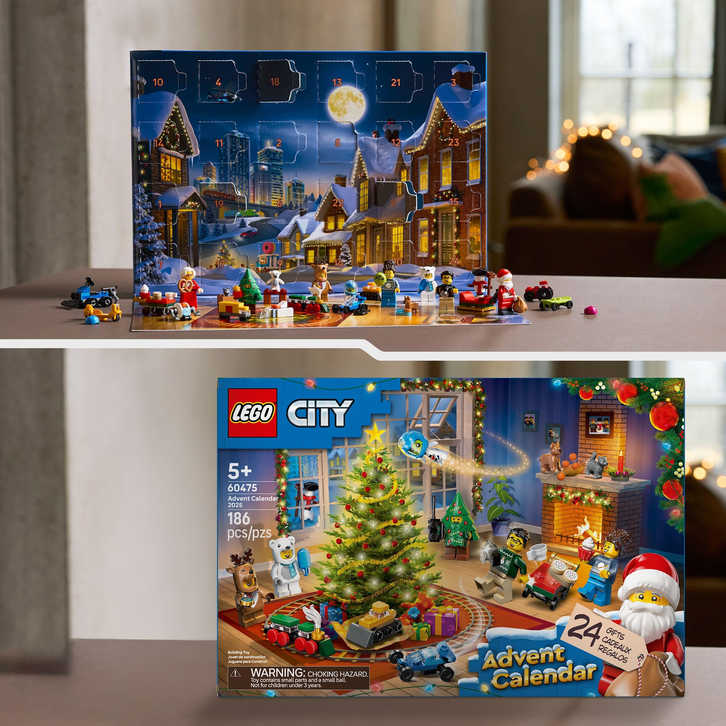 LEGO City Advent Calendar 2025 - 24-Day Holiday Building Playset for Ages 5+ 5