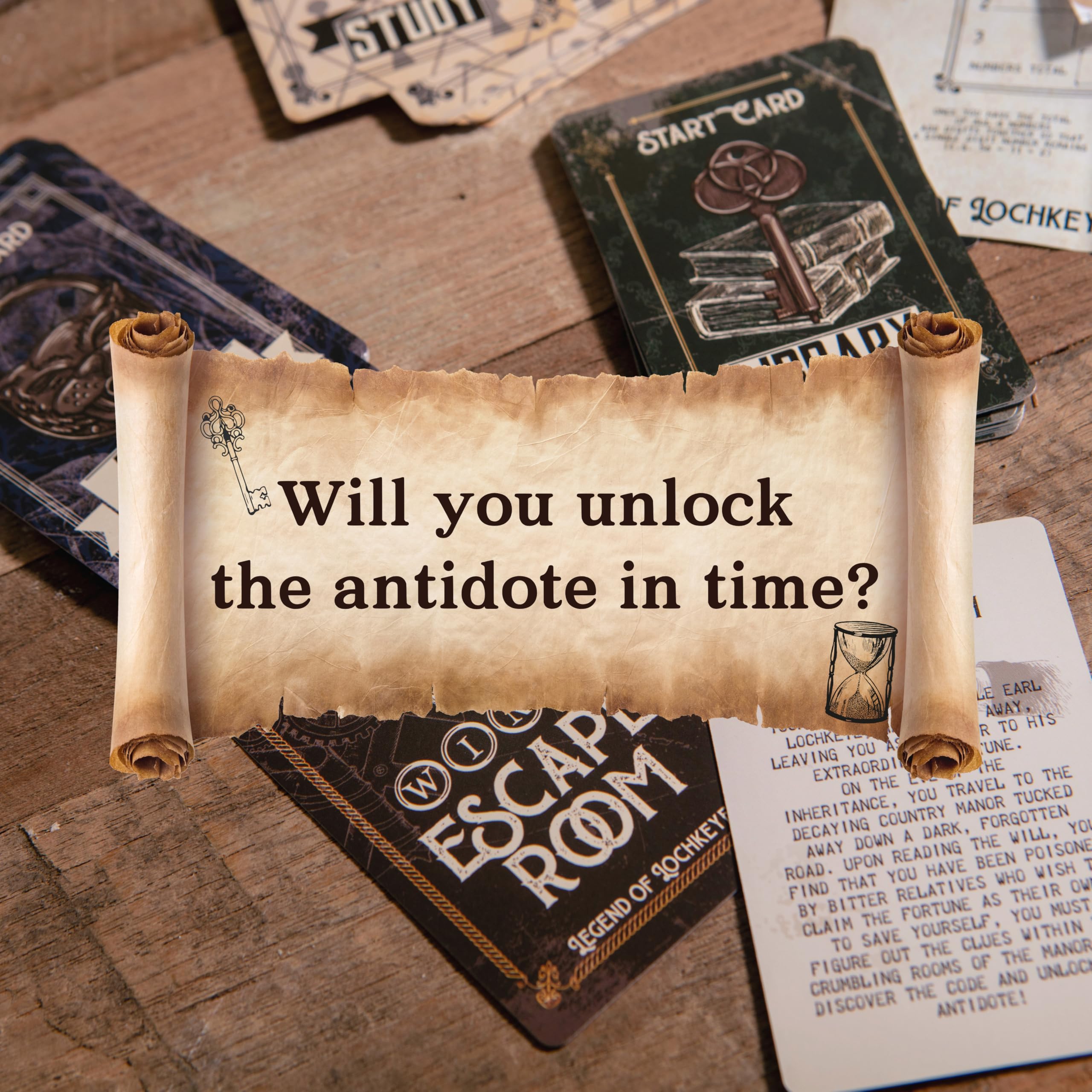 Boxer Gifts Wine Escape Room Game - Bottle Puzzle Box for Adults | Metal Cage | 54 Cards 4