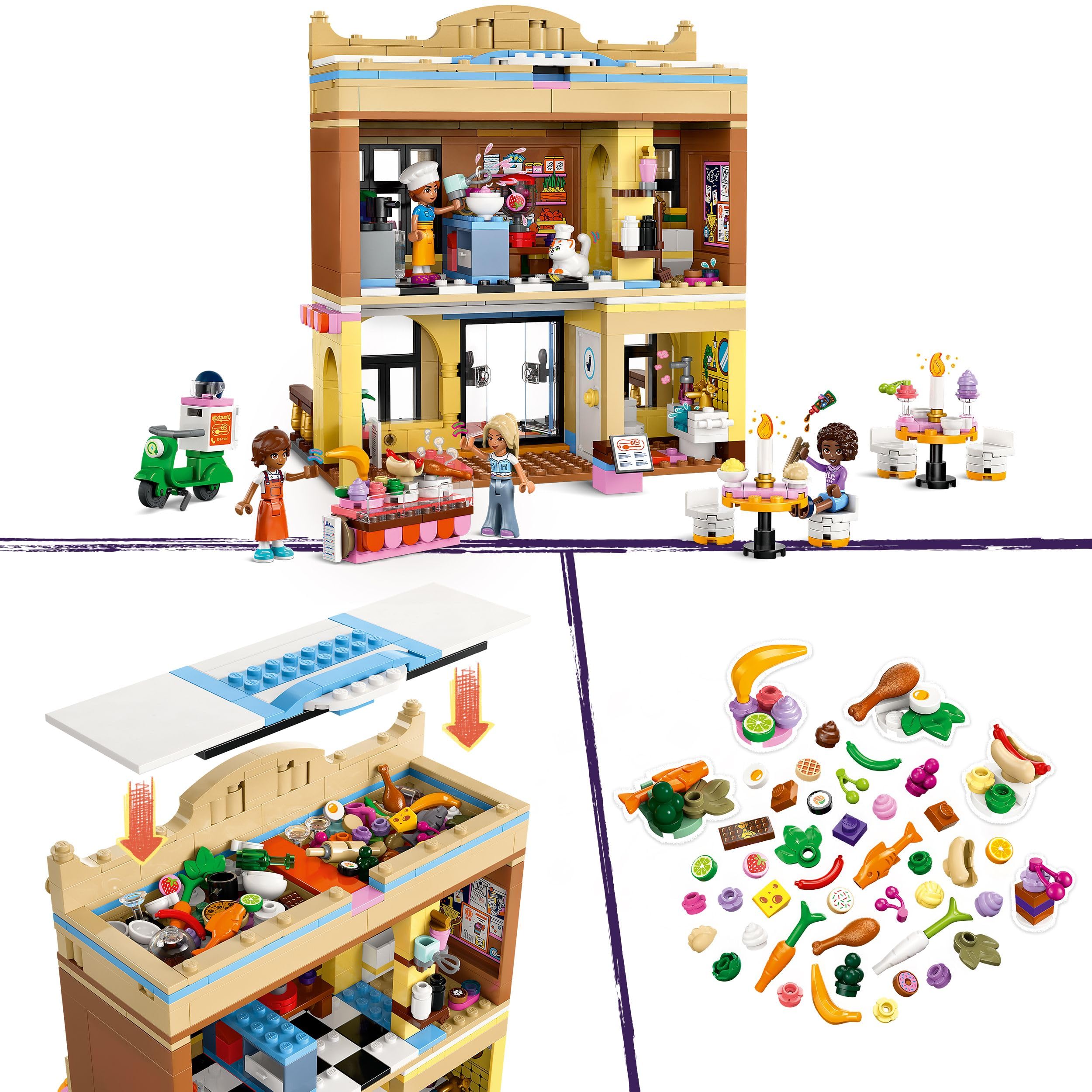 LEGO Friends Restaurant and Cooking School Playset - Building Toy for 8+ Year Olds 7
