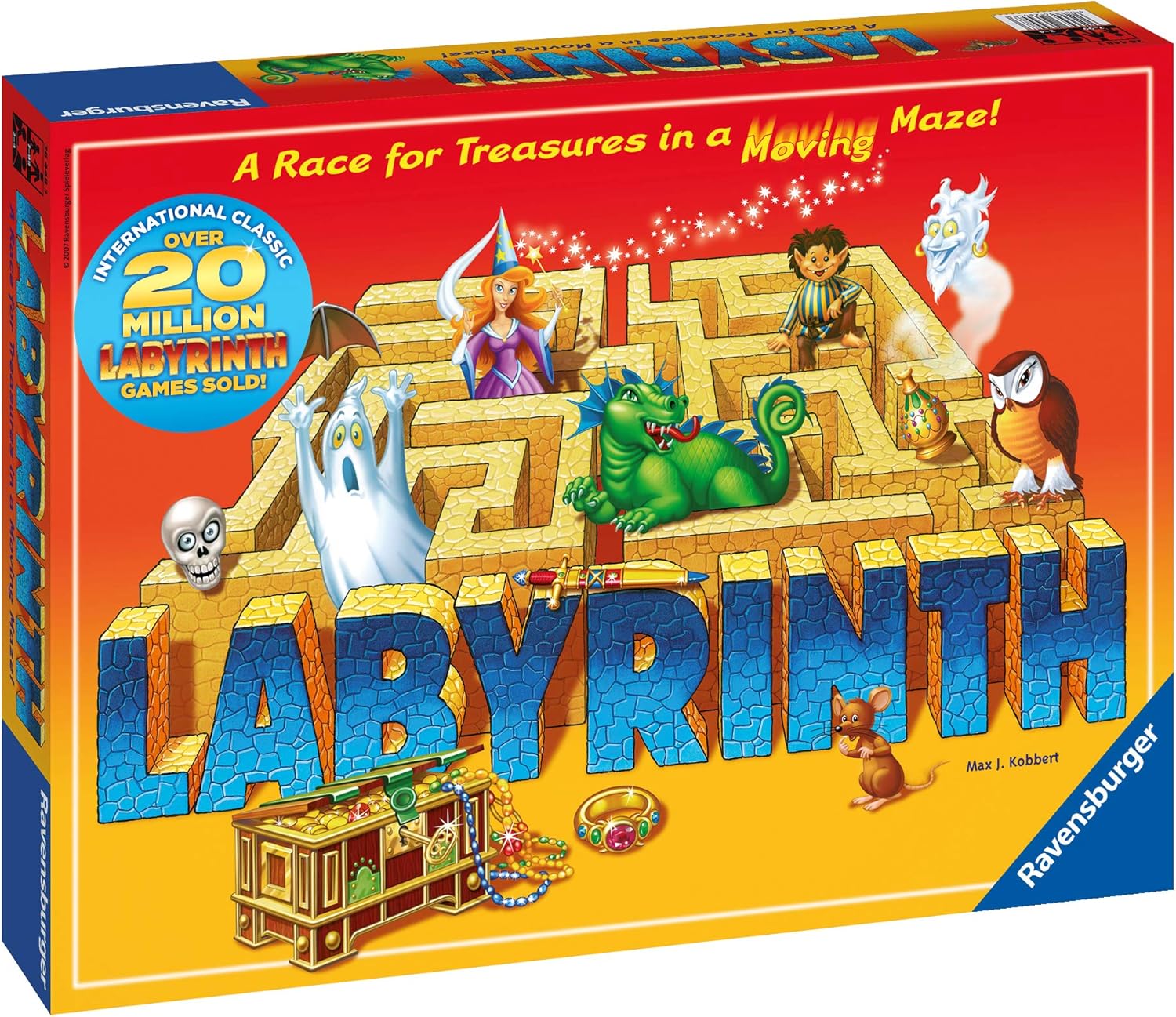 Ravensburger Labyrinth Moving Maze Family Board Game for Kids and Adults 7
