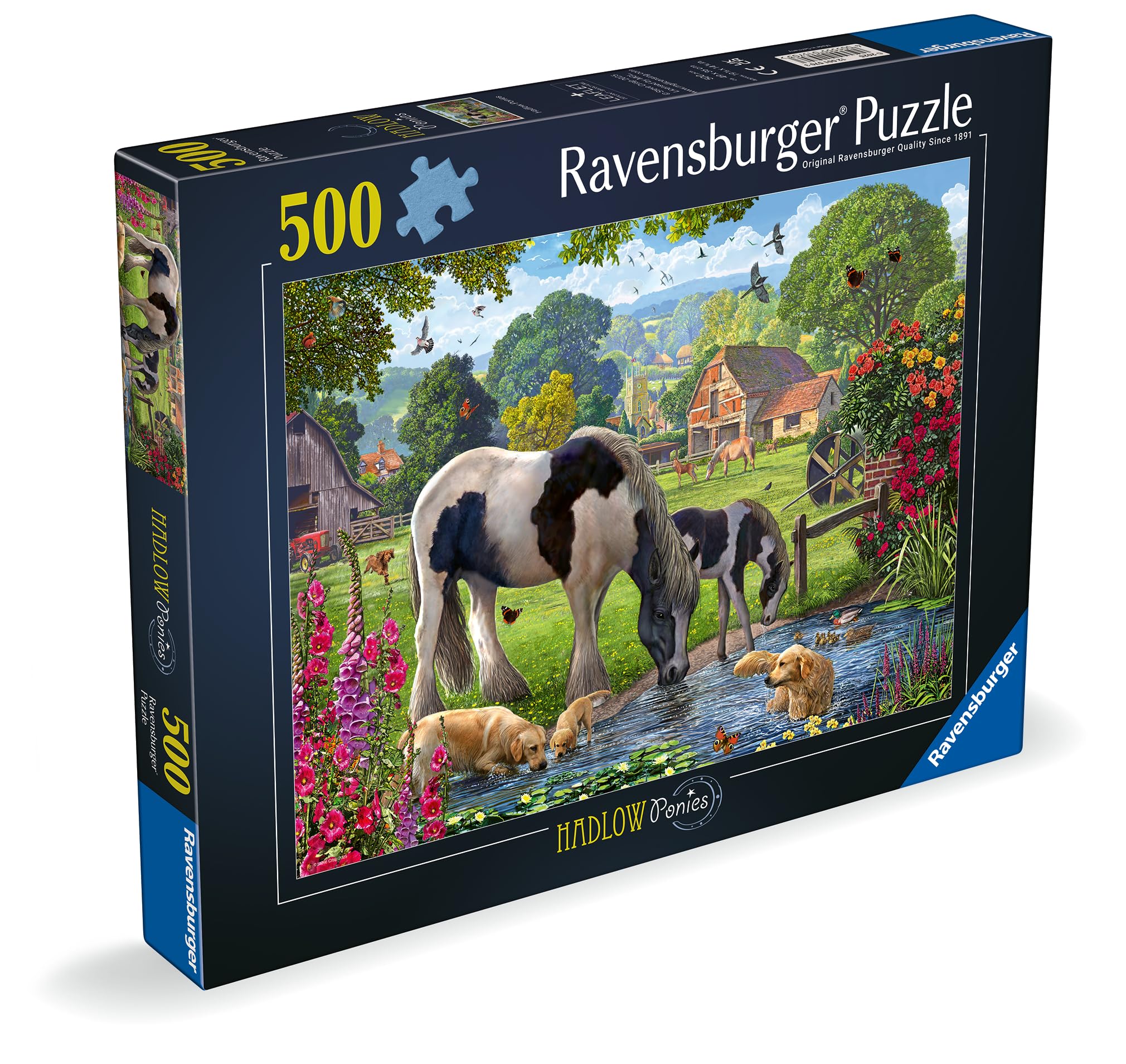 Ravensburger Hadlow Ponies 500-Piece Jigsaw Puzzle for Adults & Kids 10+ 3