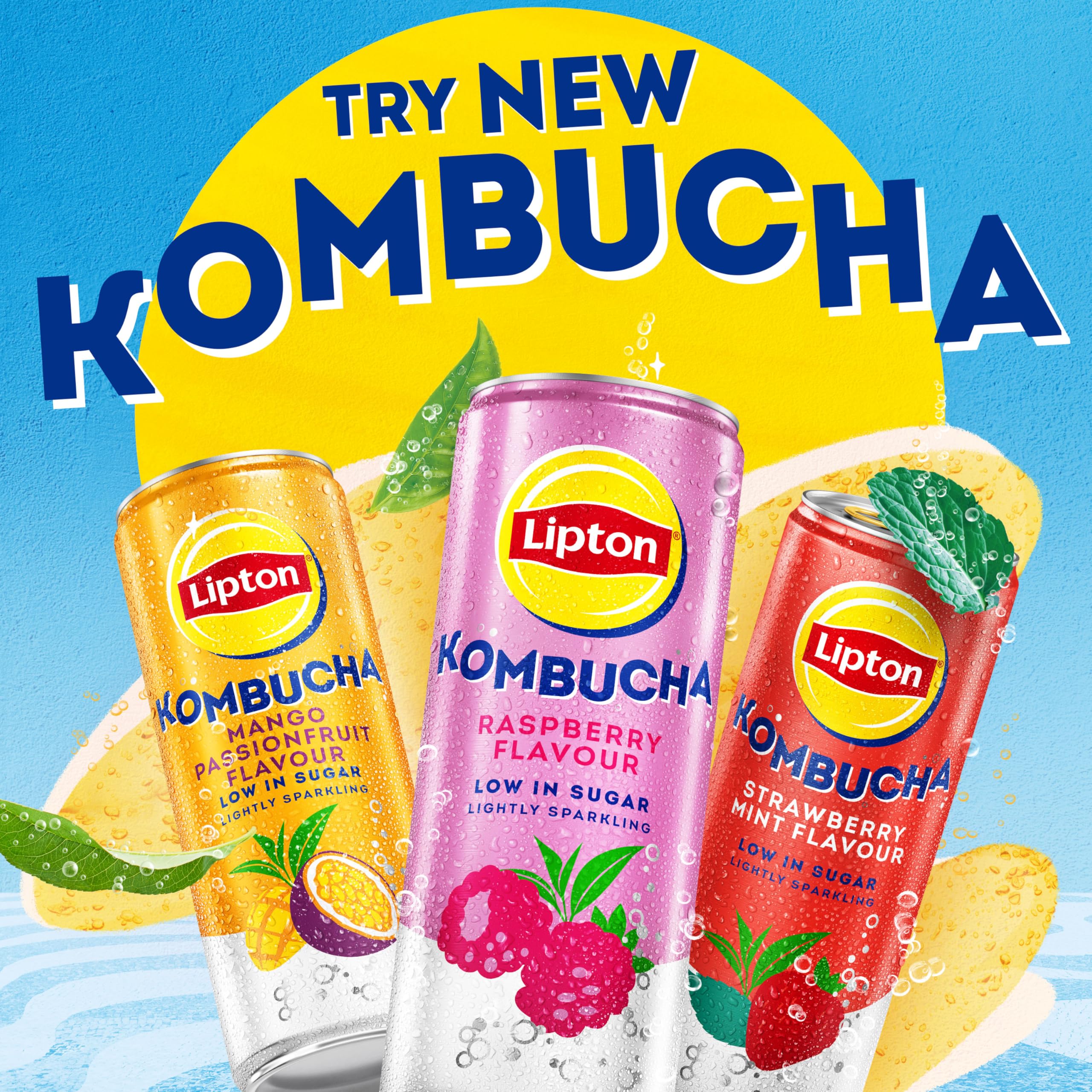 Lipton Kombucha Raspberry Flavour, 250ml (Pack of 4) 8