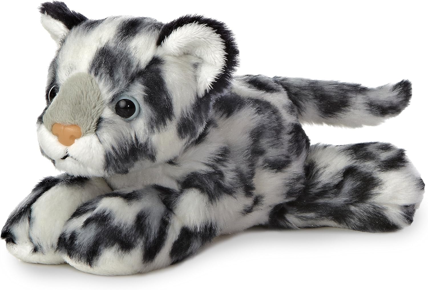 Aurora Mini Flopsie Snow Leopard - 8" Soft Plush Stuffed Animal for Kids