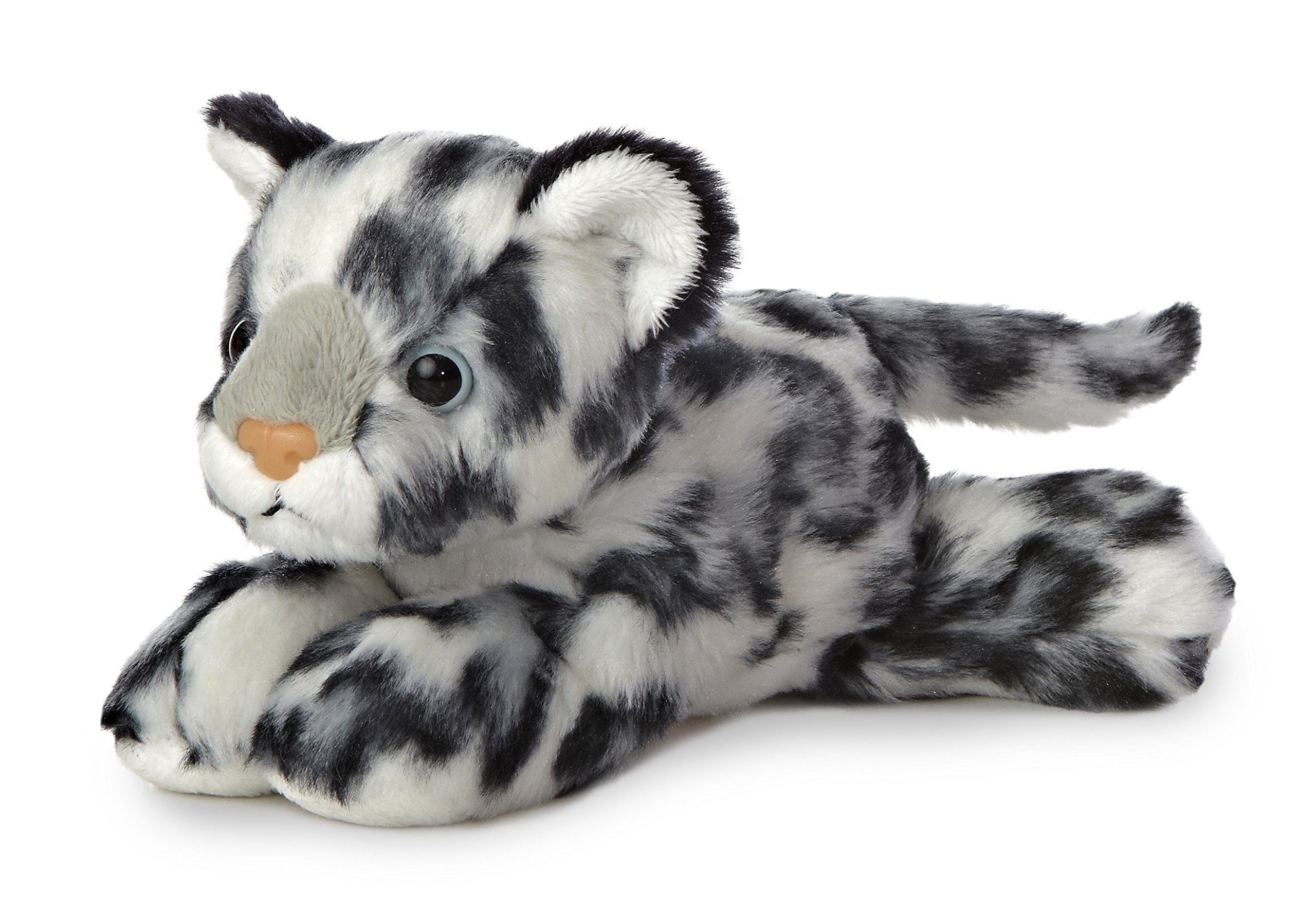 Aurora Mini Flopsie Snow Leopard - 8" Soft Plush Stuffed Animal for Kids 3