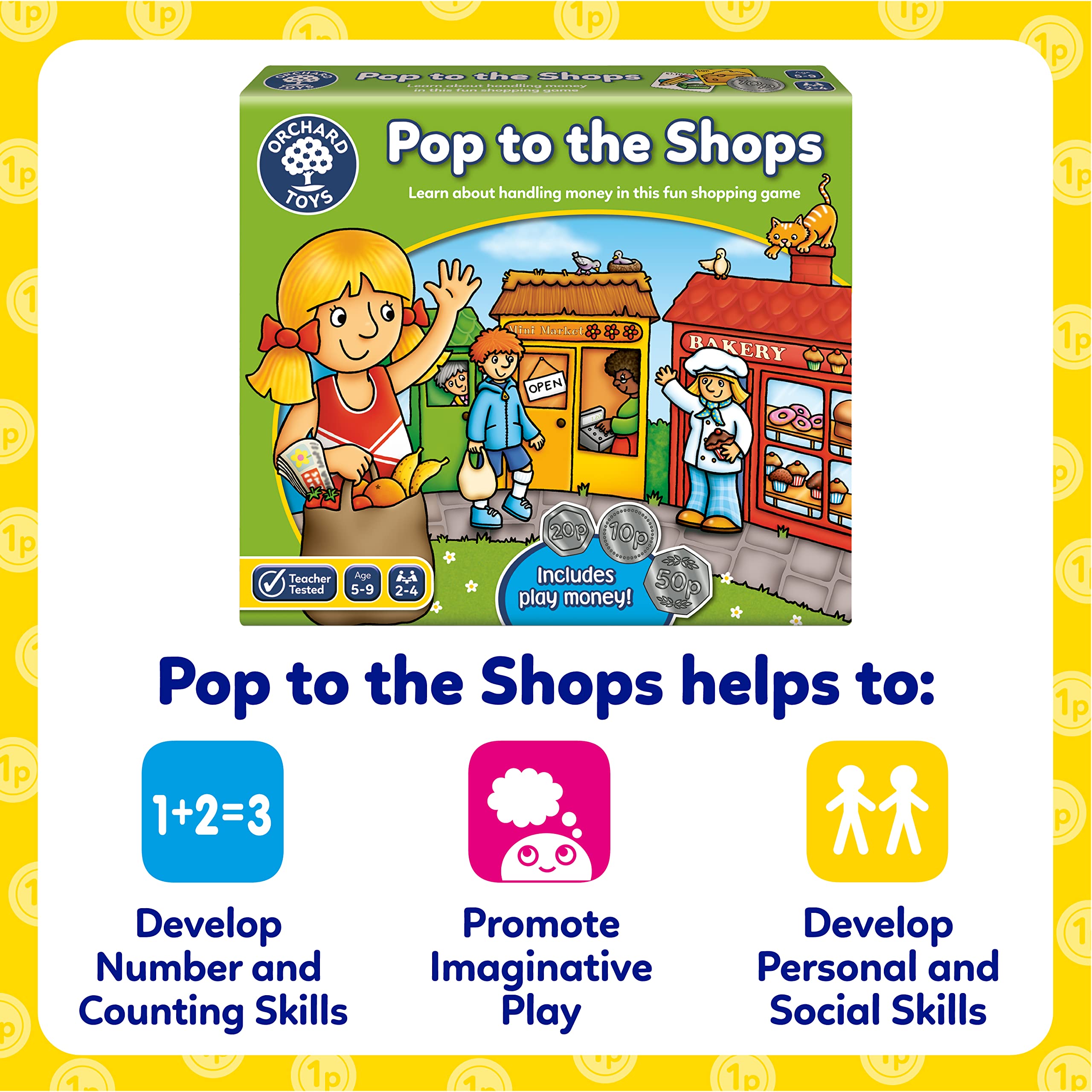 Orchard Toys Pop to the Shops Board Game 10