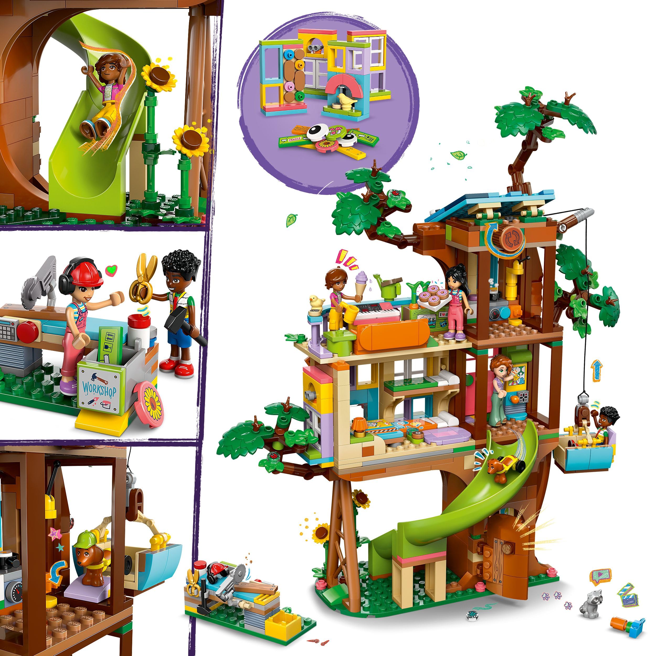 LEGO Friends Friendship Tree House Hangout Set - Building Playset for 8+ Year Olds 7
