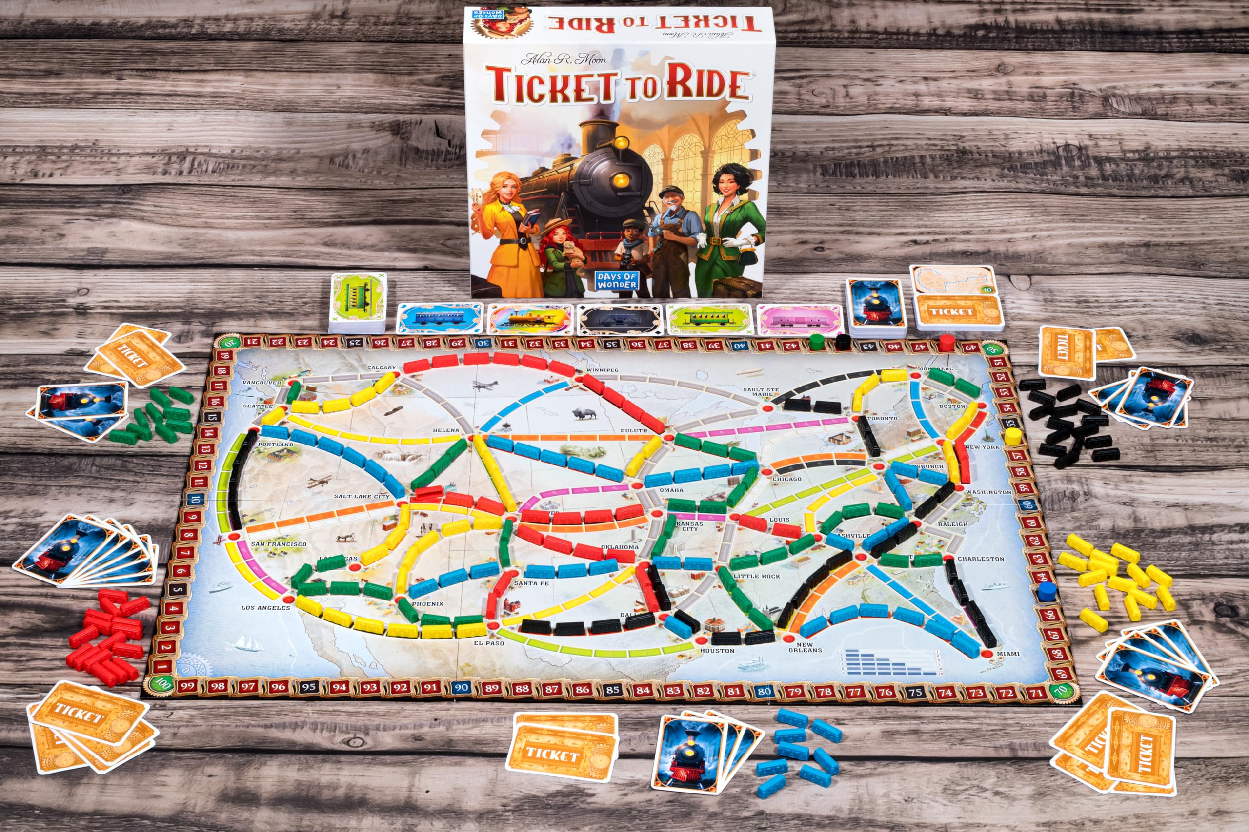 Asmodee Ticket to Ride Family Board Game for 2-5 Players 7