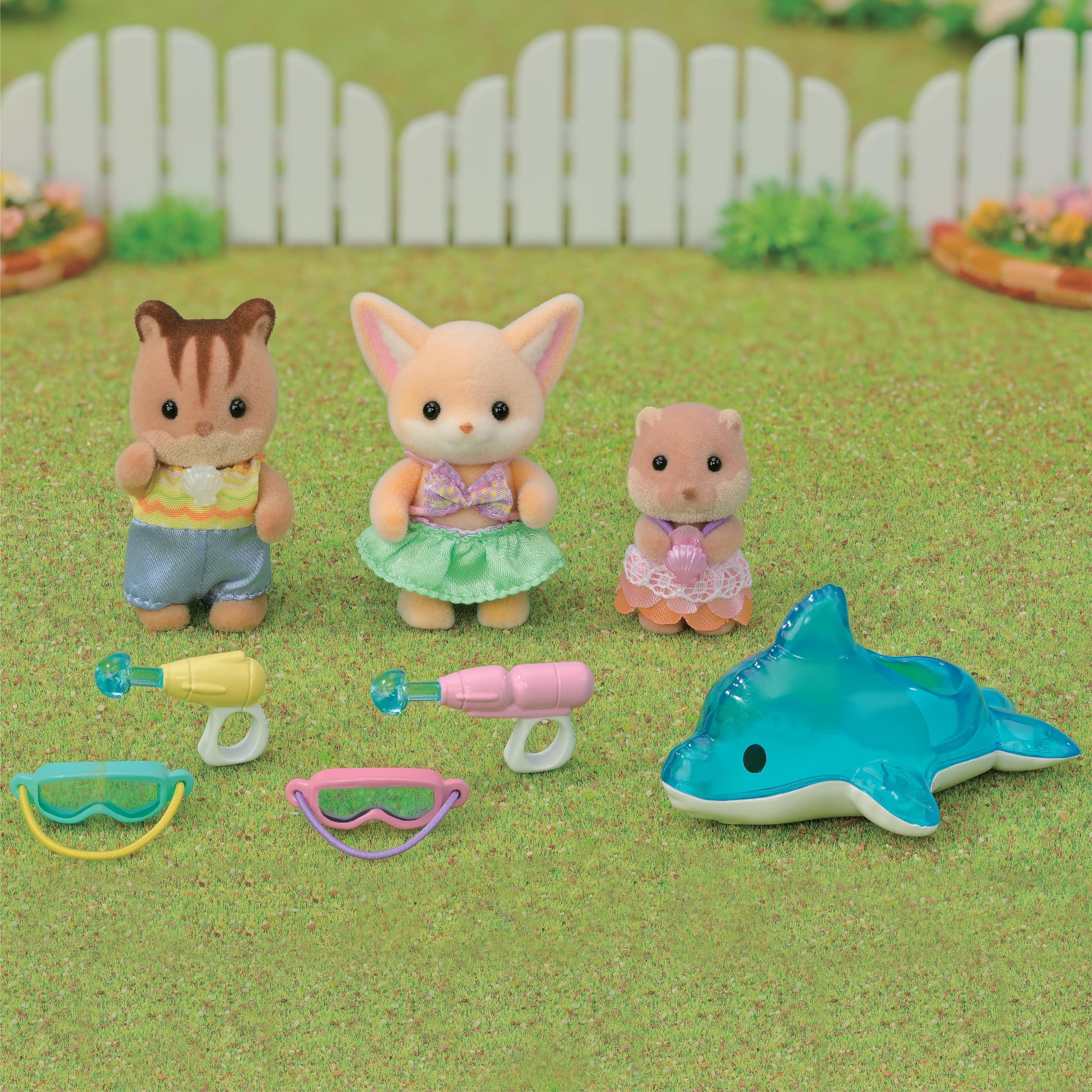 Sylvanian Families Nursery Friends - Pool Fun Trio Playset | Ages 3+ | Model 5749 3