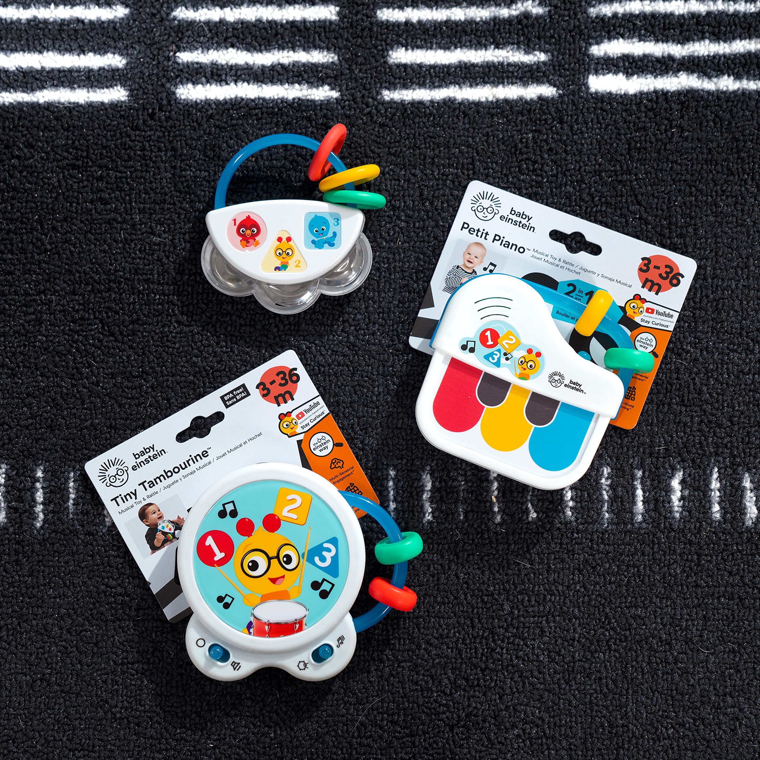 Baby Einstein Small Symphony 3-Piece Musical Toy Set for Ages 3+ Months 6