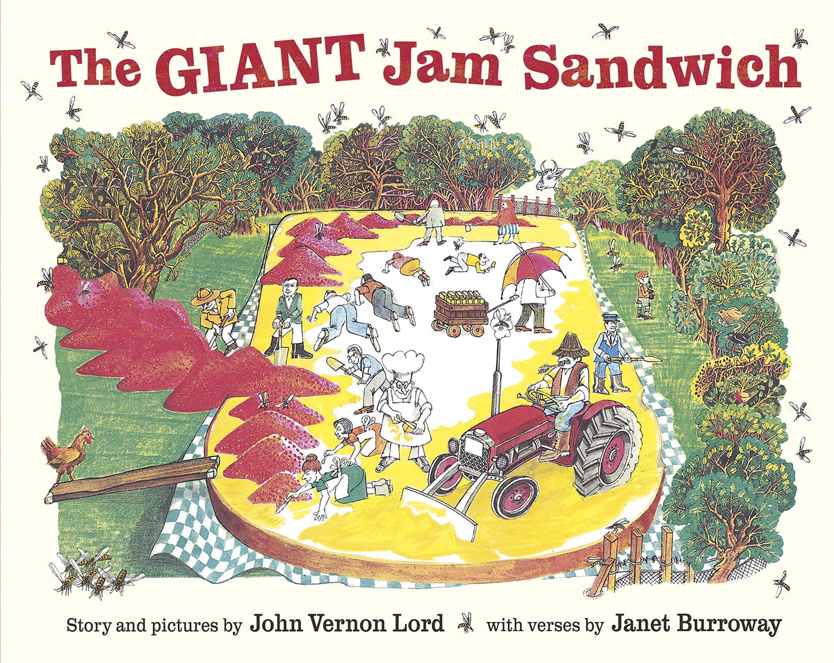 Red Fox Picture Books The Giant Jam Sandwich - Children's Cookery Book | Paperback | 32 Pages