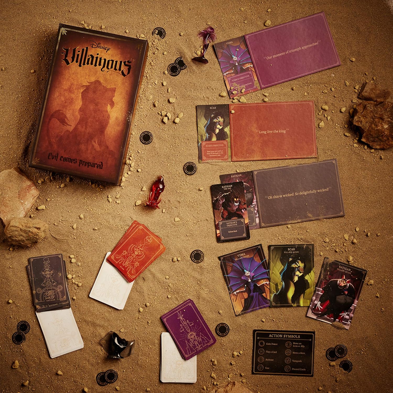 Ravensburger Disney Villainous Evil Comes Prepared Strategy Board Game 12