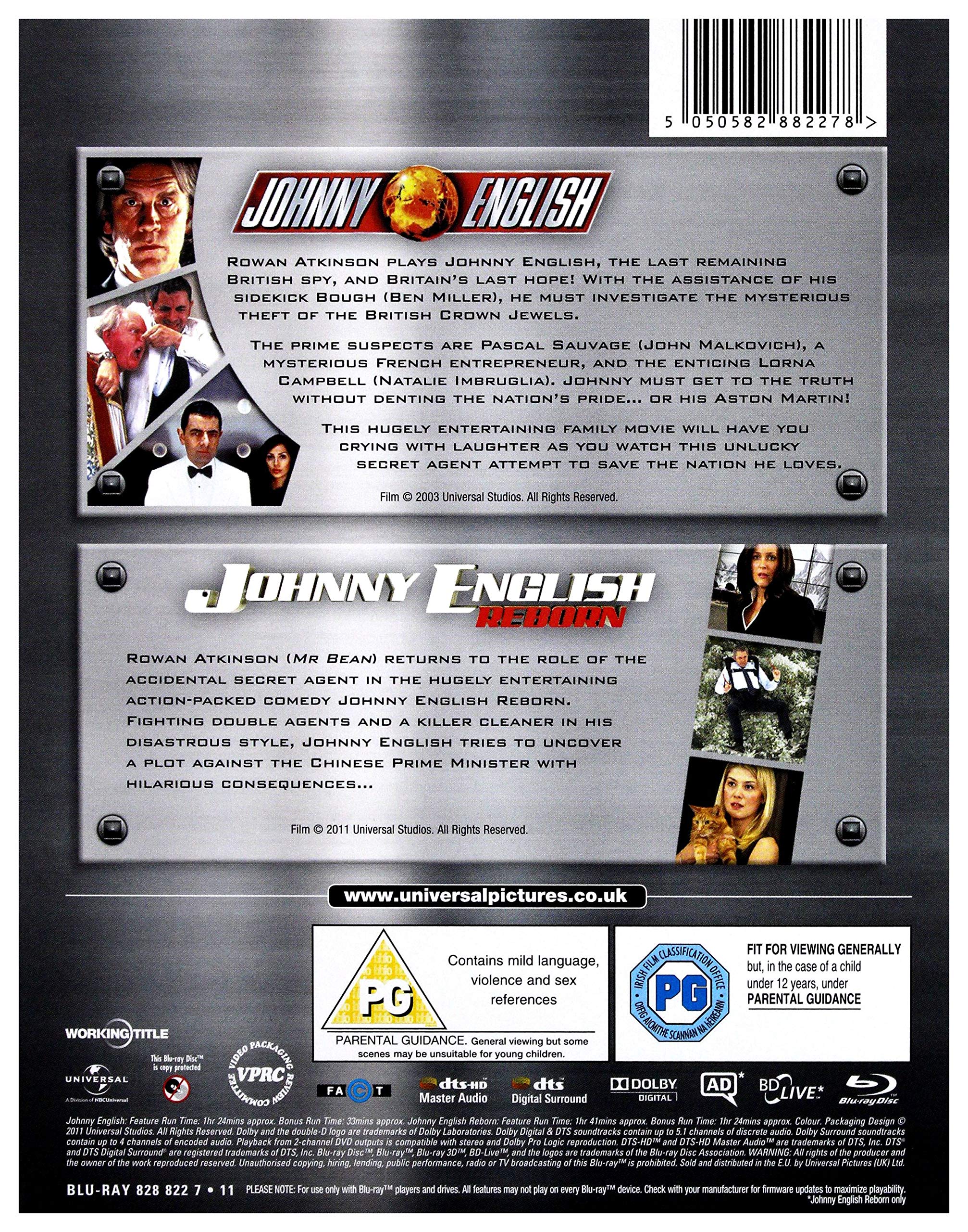 Johnny English / Johnny English Reborn Double Pack [Blu-ray] 3