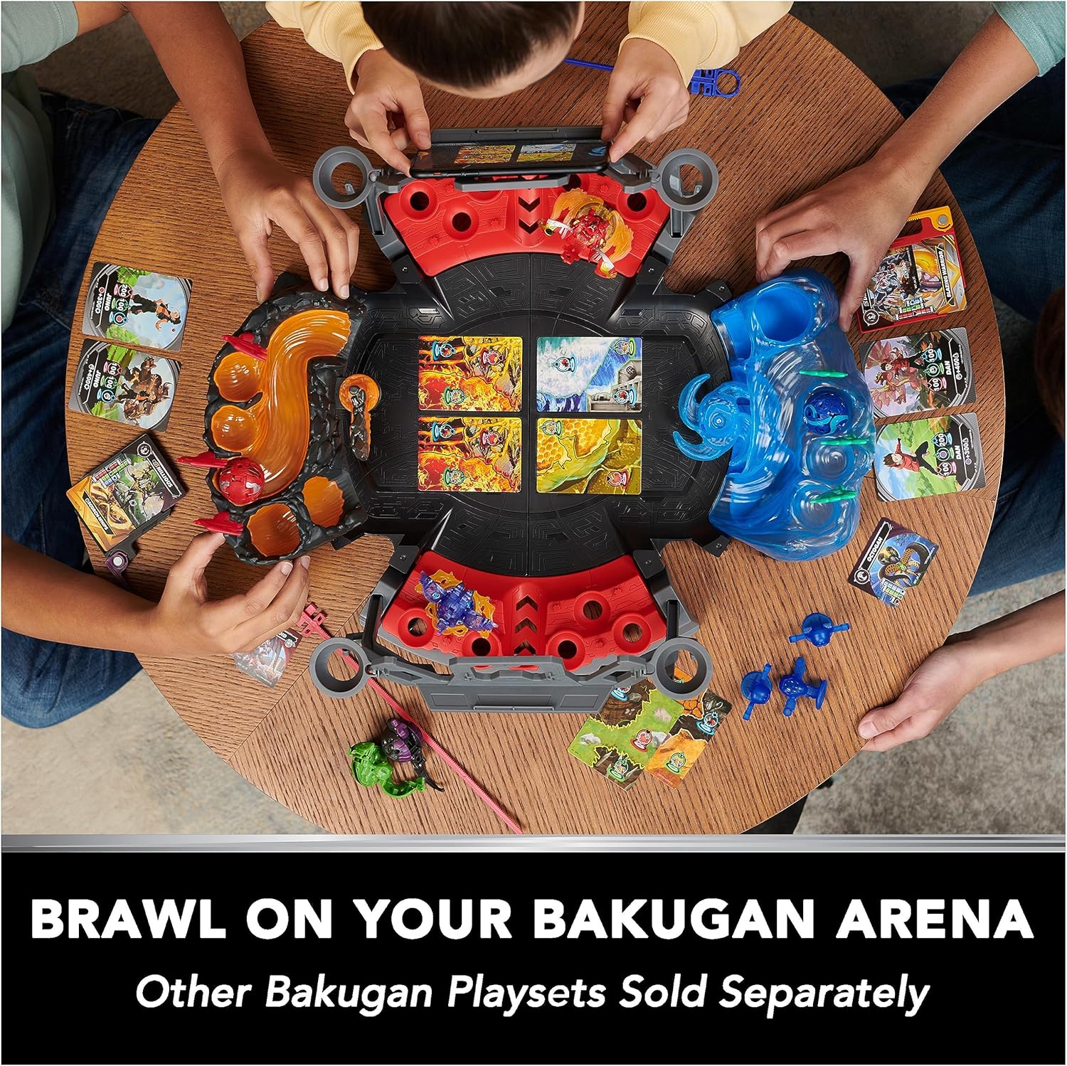 BAKUGAN Battle 5-Pack - Spinning Attack with Core Bakugan, Cards & XL Rip Cord 10