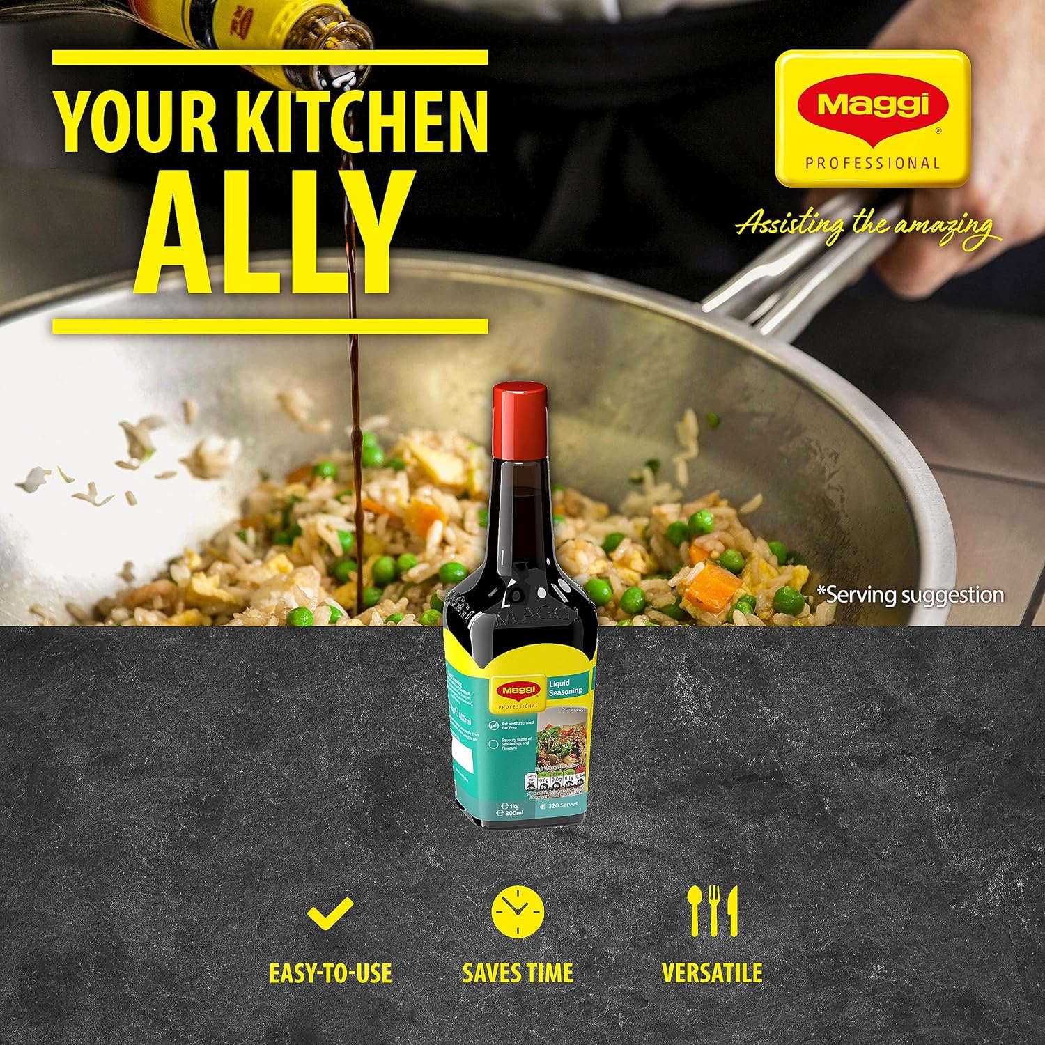 MAGGI - Liquid Seasoning Bottle 1 KG 5