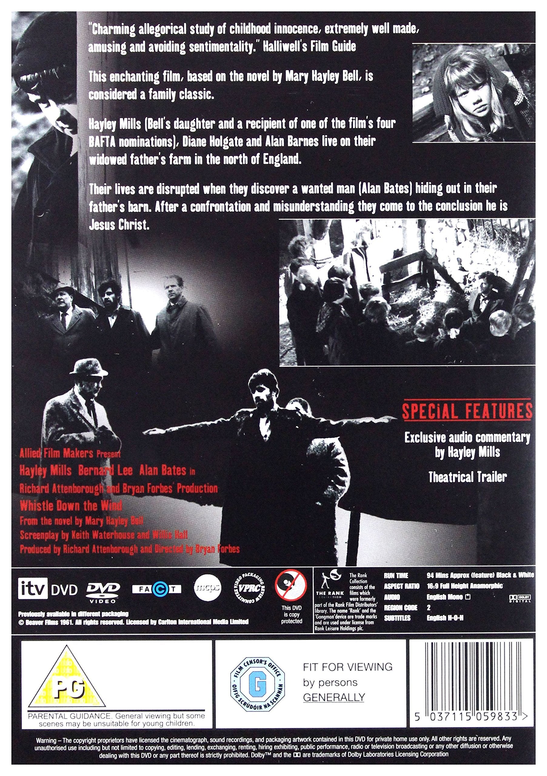 Whistle Down The Wind [DVD]