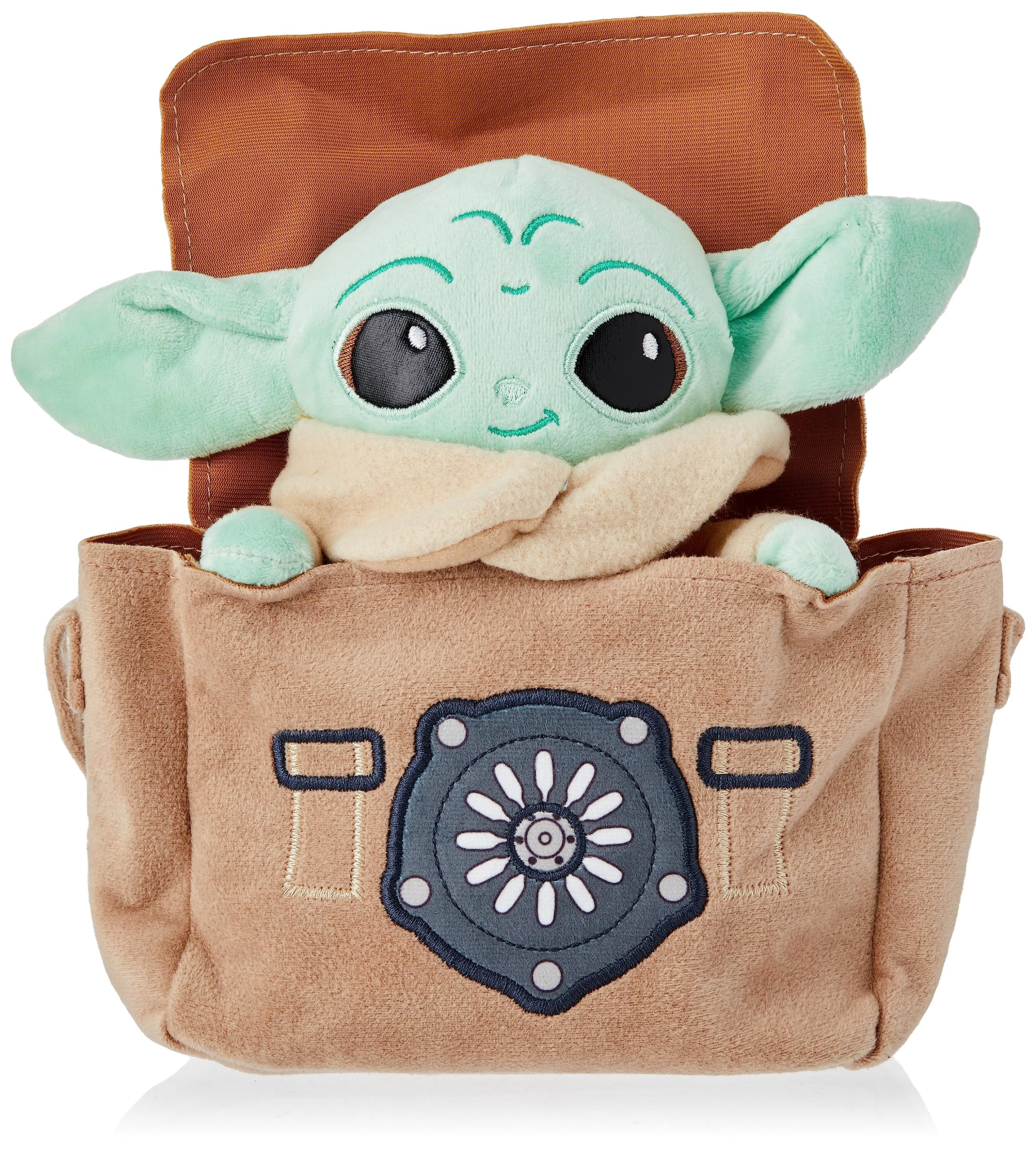 Simba Toys Grogu (Baby Yoda) The Child Plush in Carry Bag - 25cm | Official Disney Licence