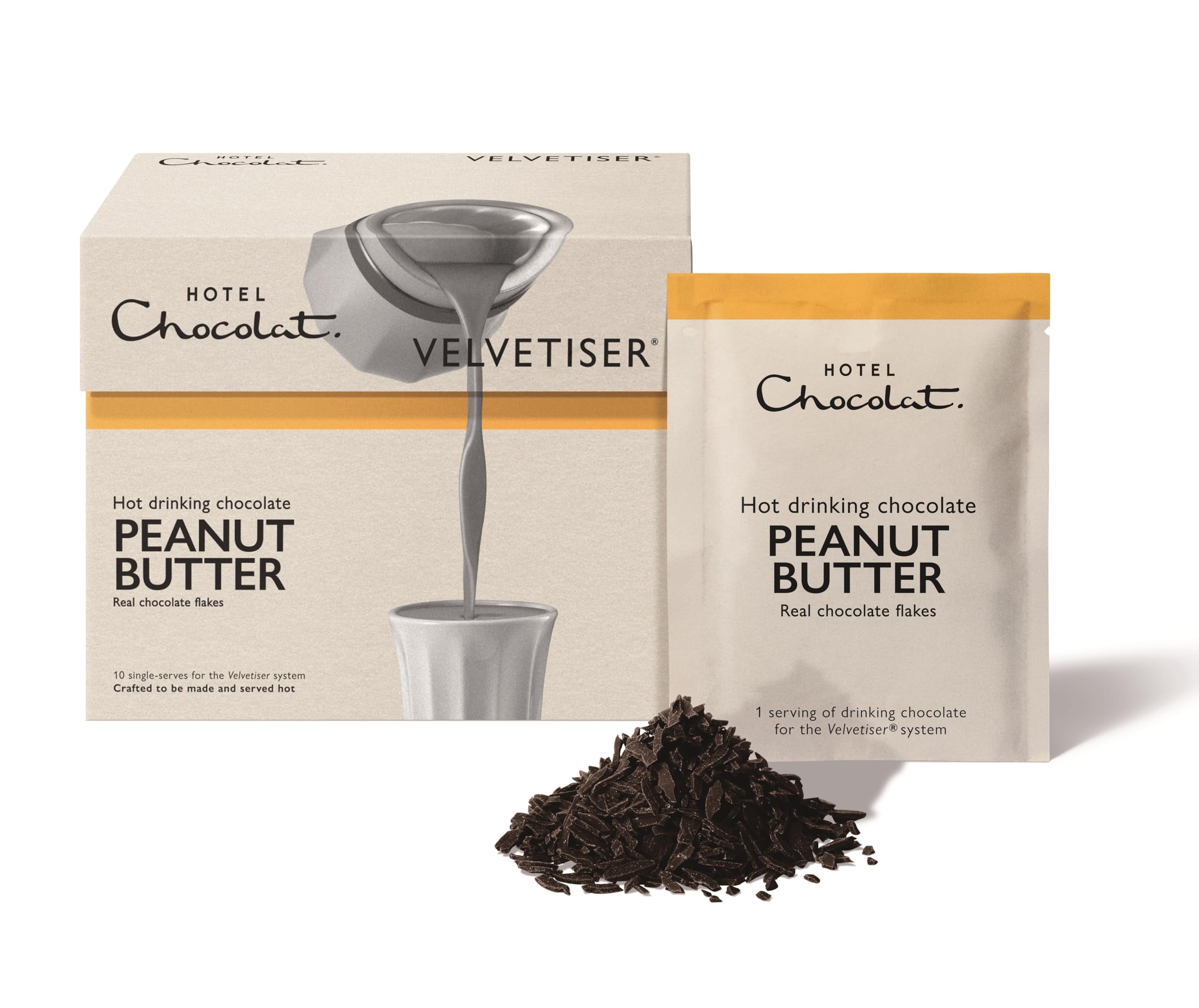 Hotel Chocolat - Peanut Butter Hot Chocolate Sachets 3