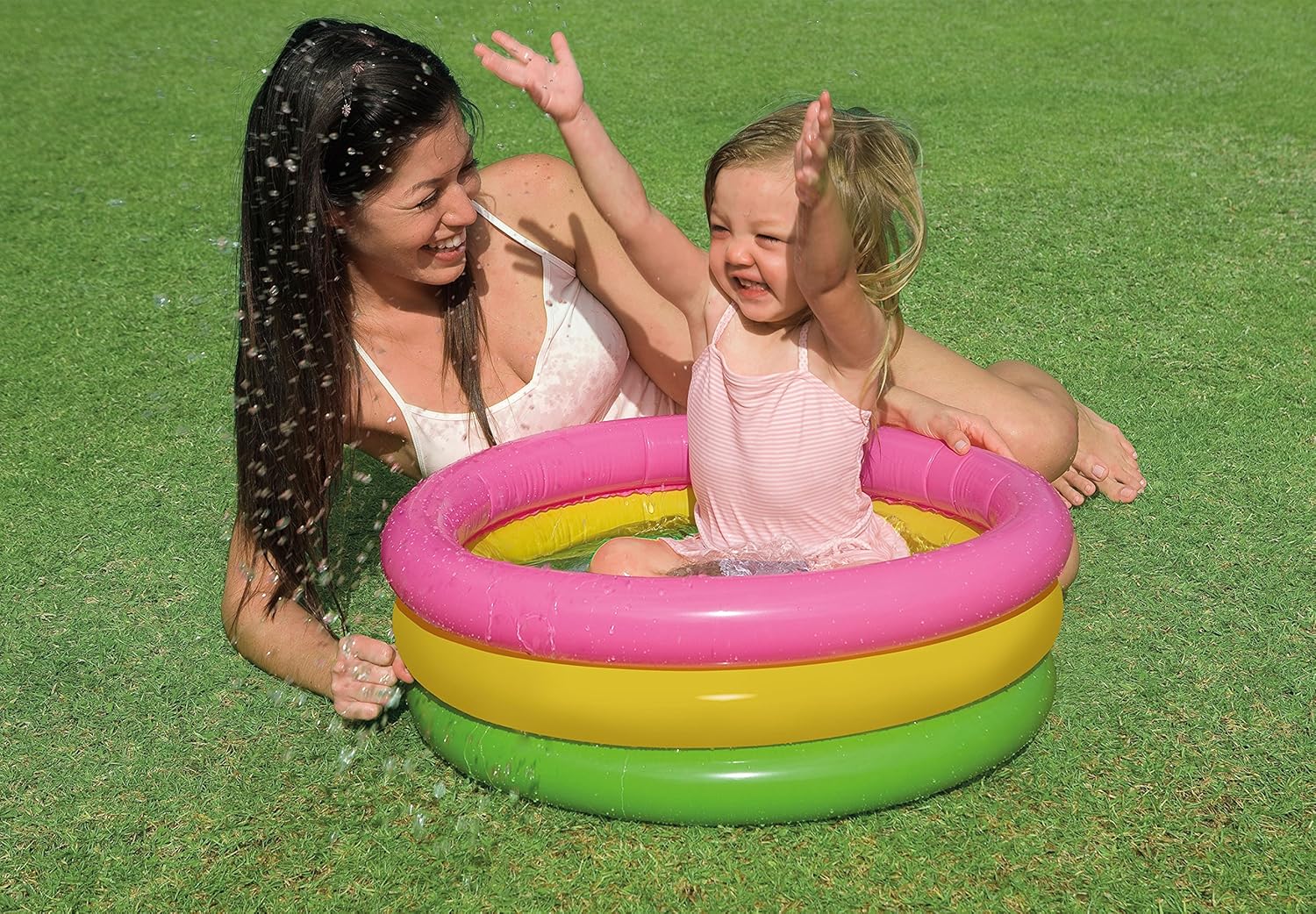 Intex 57107NP Sunset Glow Baby Pool - Inflatable Toddler Pool for 1-3 Years 5