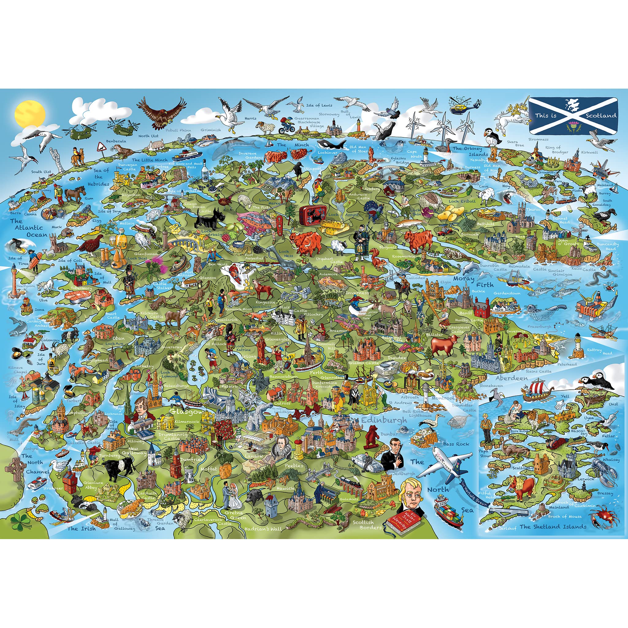Gibsons This is Scotland Jigsaw Puzzle - 1000 Pieces | 68 x 49 cm 6