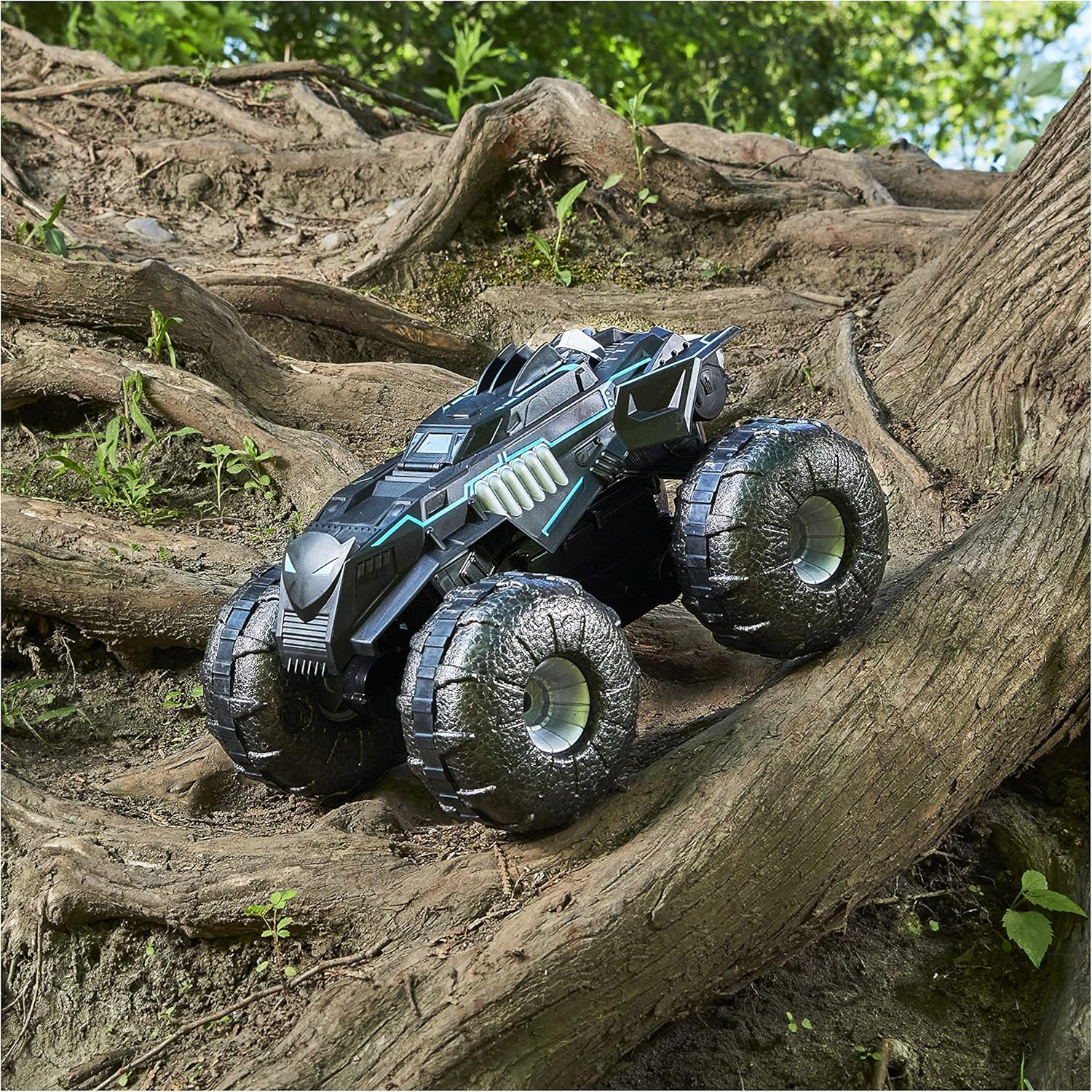 All-Terrain Batmobile Remote Control Vehicle - Water-Resistant RC Car for Kids 4+ 9