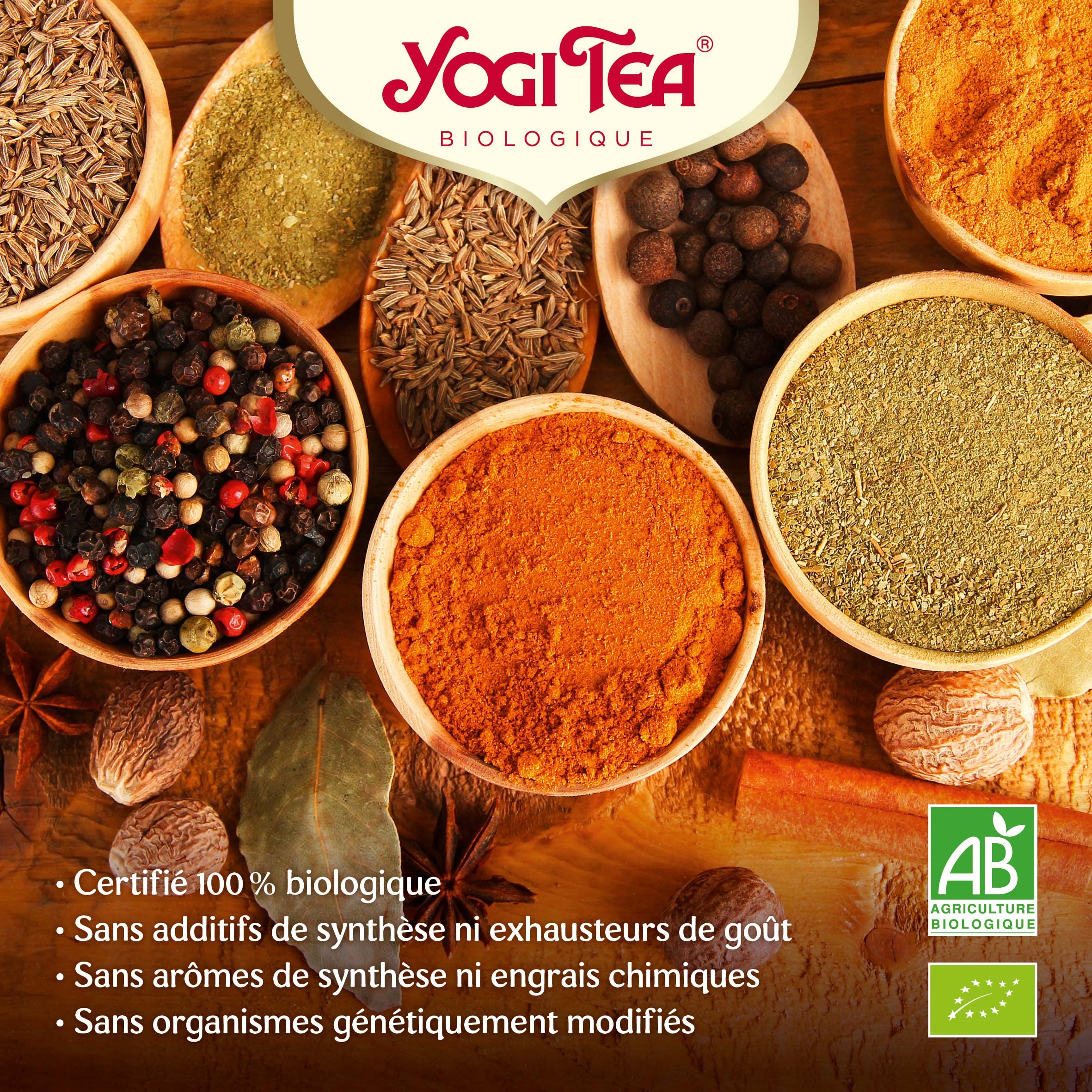 YOGI TEA - Christmas Organic Herbal Tea, Caffeine-Free Blend with Honeybush, Cinnamon & Star Anise 7