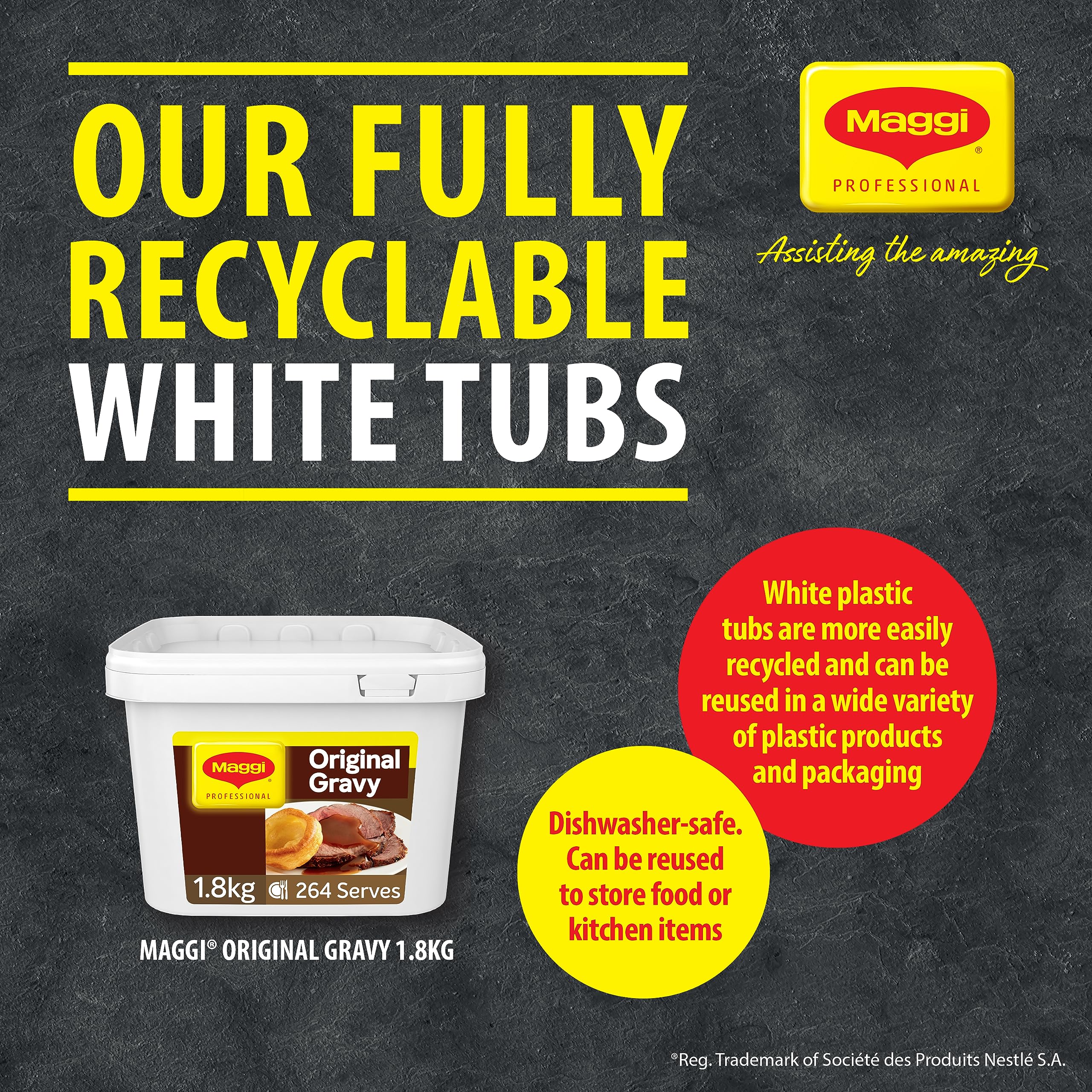 MAGGI Original Bratensoßenmischung, 1,8 kg – Authentische, dicke Bratensoße für Braten &amp; klassische Gerichte 6