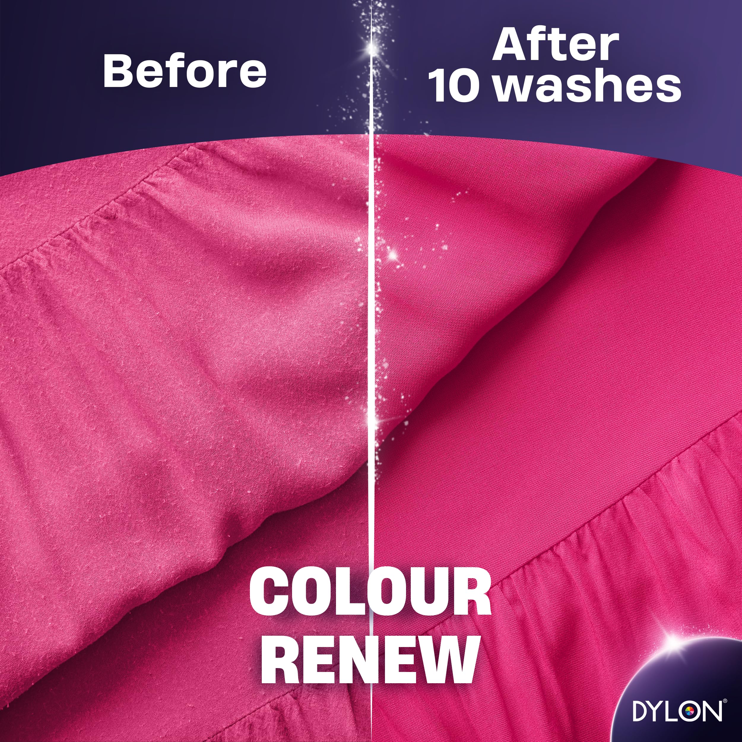 Dylon Blossom Colour Liquid Detergent - 30 Washes | 1.5L | Revitalises Colours & Renews Fibres 3
