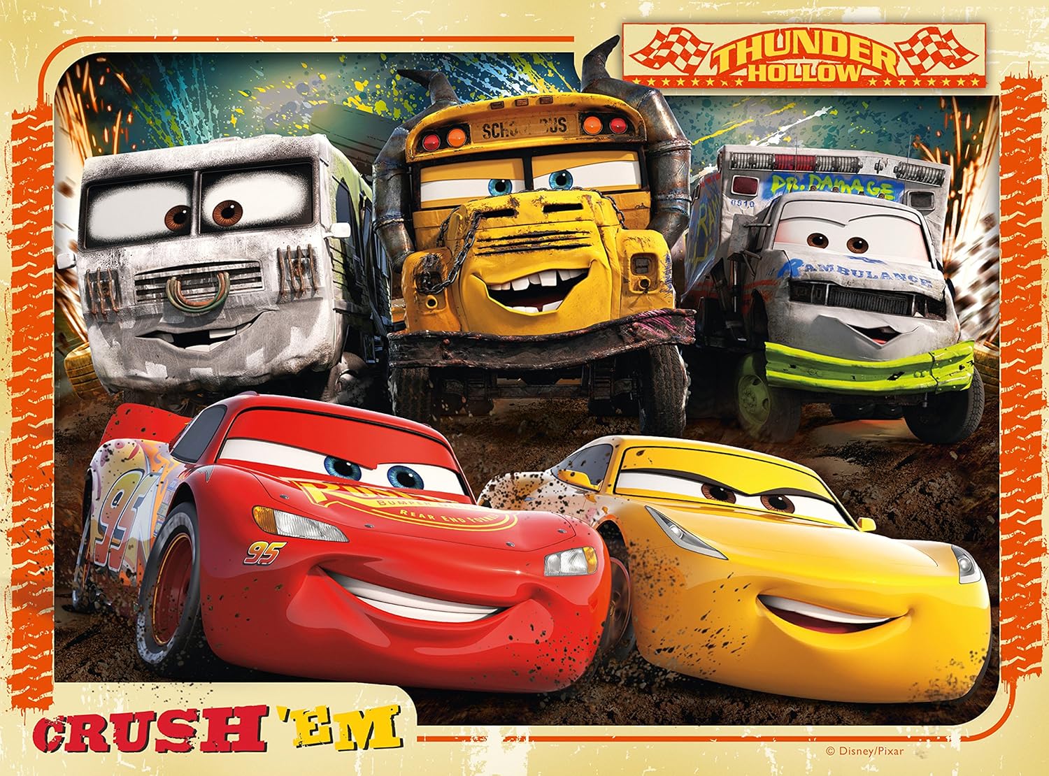 Ravensburger Disney Pixar Cars 4-in-Box Jigsaw Puzzles (12, 16, 20, 24 Pieces) - Ages 3+ 11