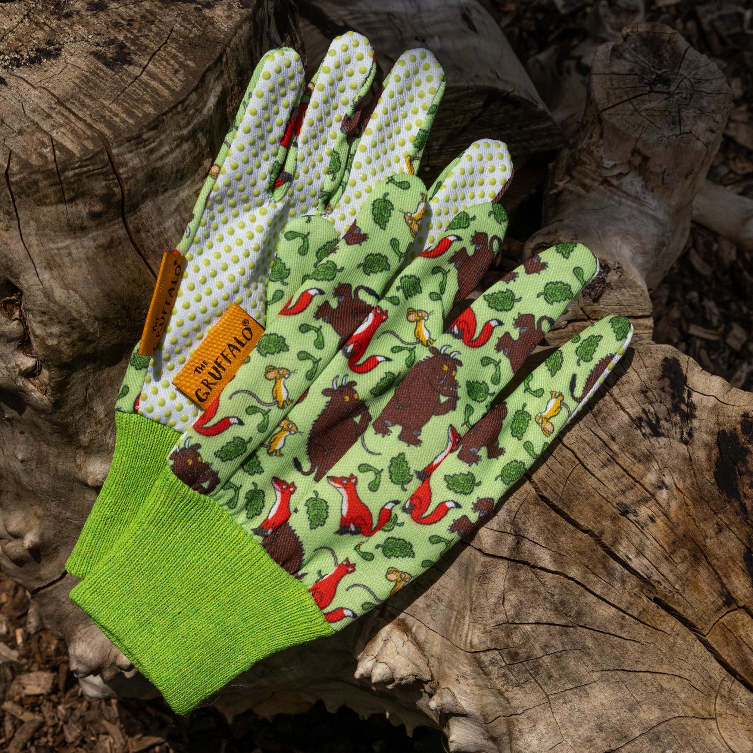 Robert Frederick The Gruffalo Kids Gardening Gloves - Padded Non-Slip Grip | Ages 5+