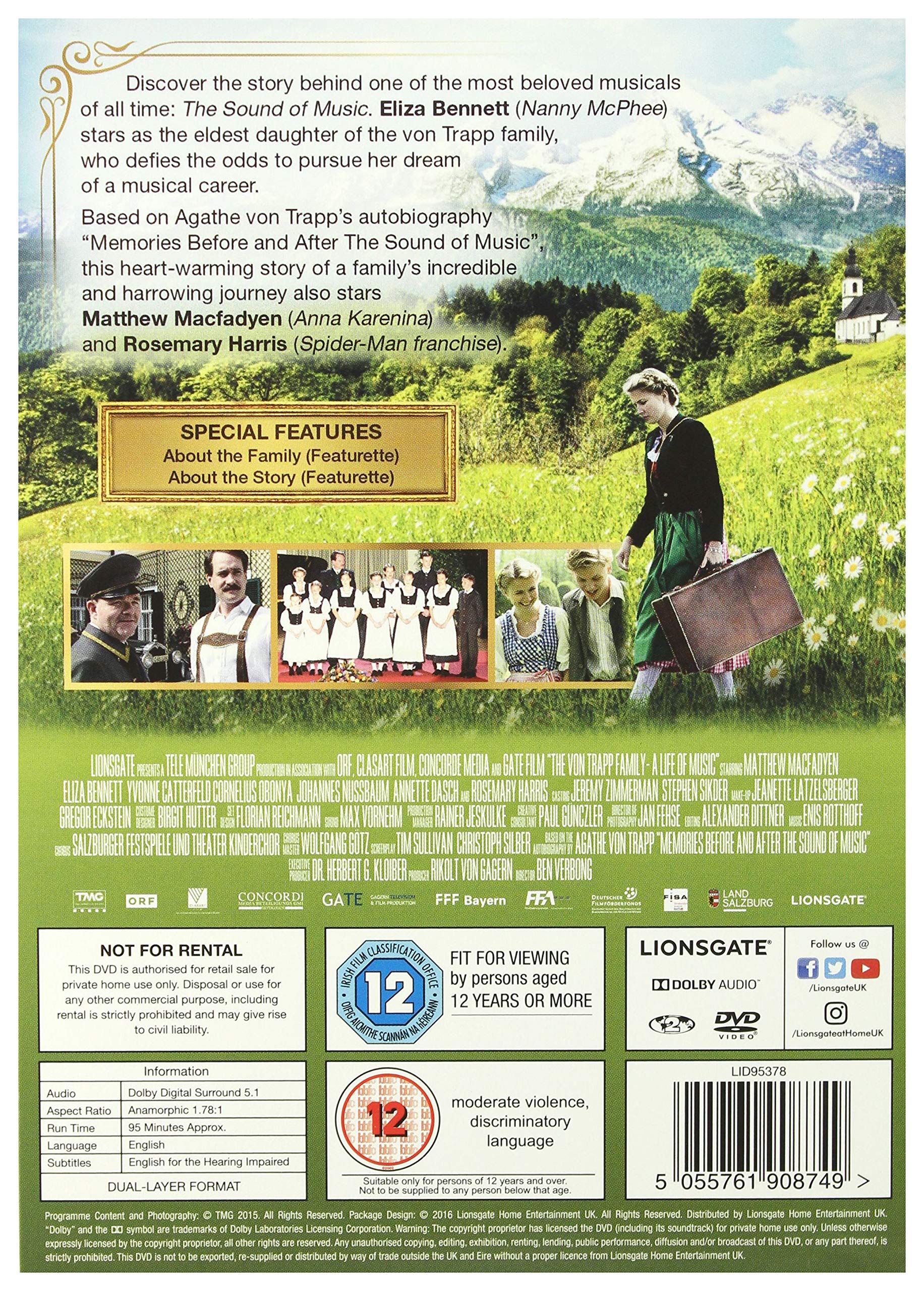 The Von Trapp Family: A Life of Music - Musical/Drama [DVD] 5