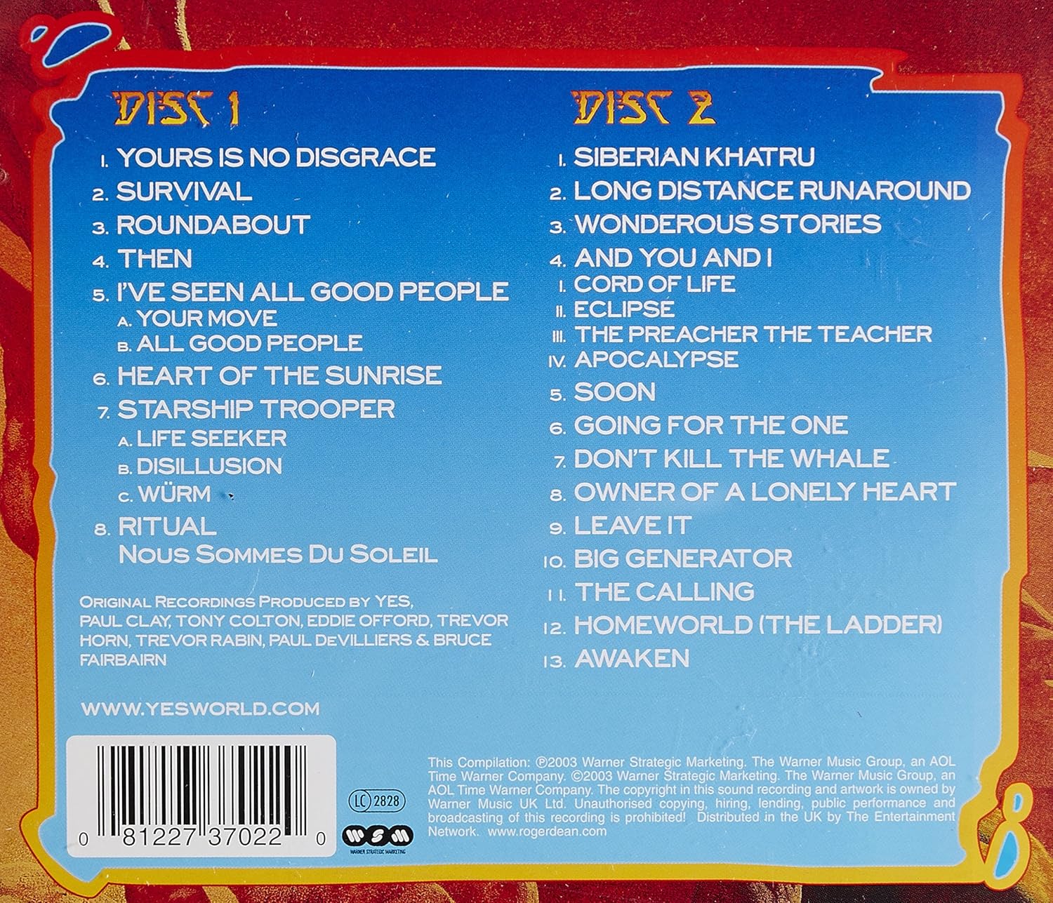 Yes - The Ultimate Yes: 35th Anniversary Collection [Audio CD]