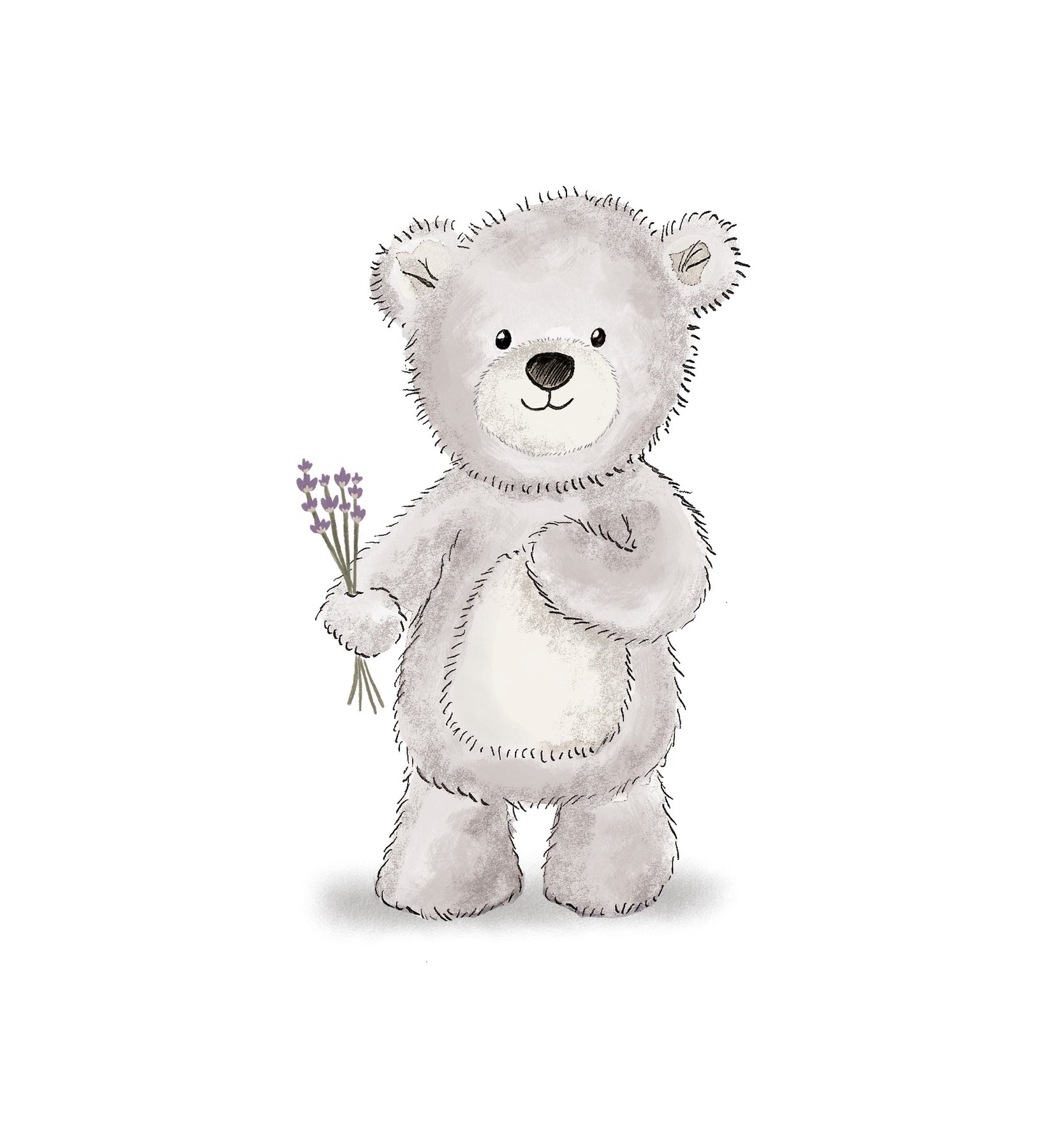 Warmies - Marshmallow Bear Microwaveable Lavender Scented Heating Toy 13" 6