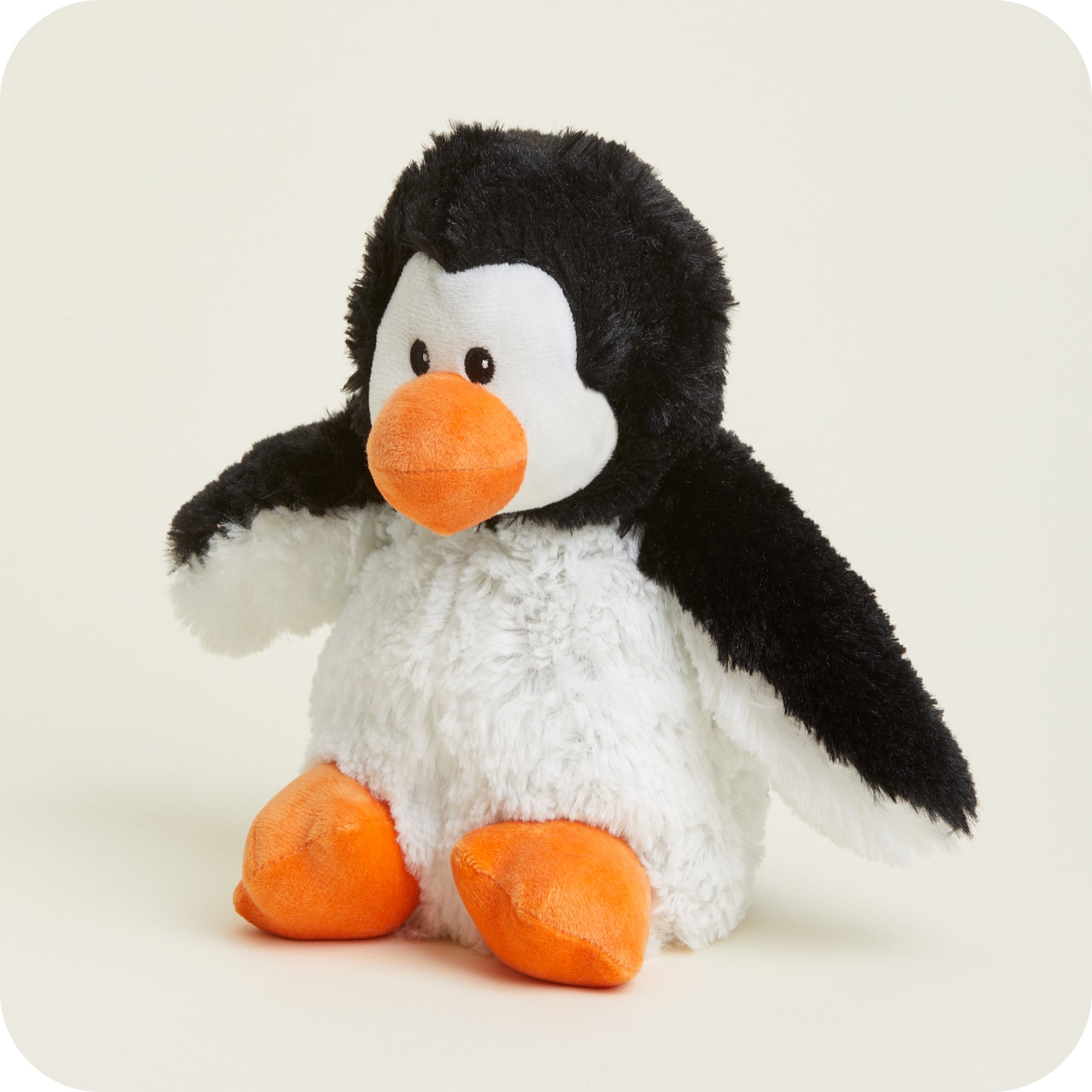 Warmies Black and White Penguin Heatable Plush Toy