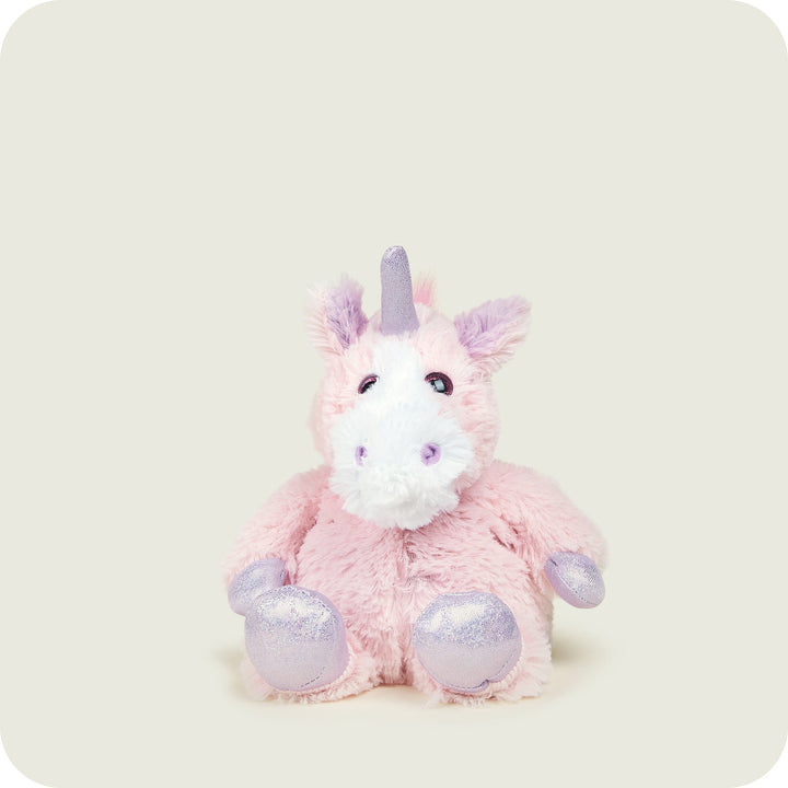 Warmies - Junior Sparkly Pink Unicorn Heatable Plush Toy (JUN-UNI-3)
