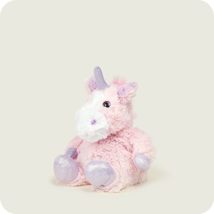Warmies - Junior Sparkly Pink Unicorn Heatable Plush Toy (JUN-UNI-3)