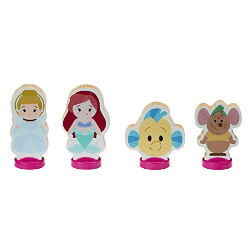 Set di 4 figure in legno della principessa - Gli stili variano