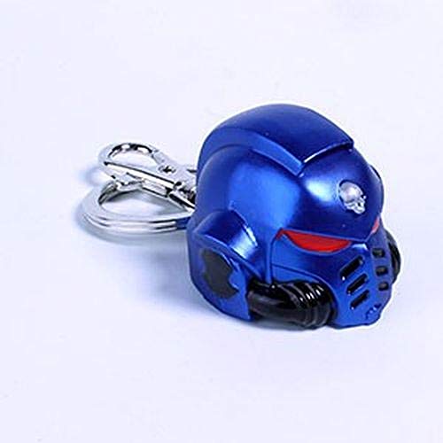 Semic Distibution WHKK001 W40K Ultramarine Helmet Keychain, Multi-Coloured
