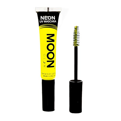 Smiffys Moon Glow Intense Neon UV Mascara - Amarillo Intenso - 15ml