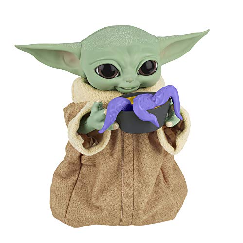 Star Wars Galactic Snackin’ Grogu - 9.25-Inch Animatronic Toy with 40+ Sounds & Movements, Ages 4+ 4