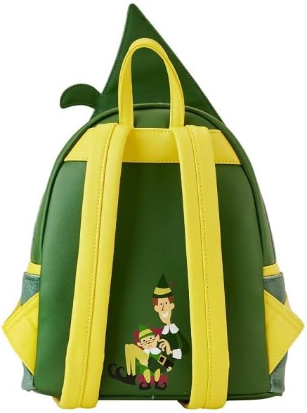 Loungefly Elf 20th Anniversary Cosplay Lenticular Mini Backpack, Green, One Size, Mini Backpack