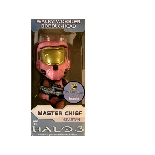 HALO 3 Master Chief Spartan Zilver Funko Wacky Wobbler