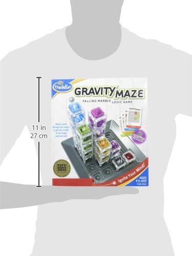 ThinkFun Gravity Maze – Logikspiel mit fallenden Murmeln und MINT-Spielzeug für Kinder ab 8 Jahren 6