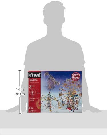 K'NEX 3-in-1-Bausatz „Klassischer Vergnügungspark“ – 744-teiliges Spielset für Kinder ab 9 Jahren 9