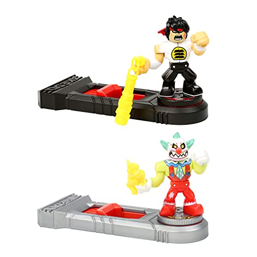 Akedo Ultimate Arcade Warriors Versus Pack - Chux Lee vs Crackup Mini Battling Action Figures for Ages 5-12