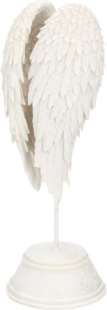 Nemesis Now B0720C4 Angel Wings Figurine 26cm White, Resin