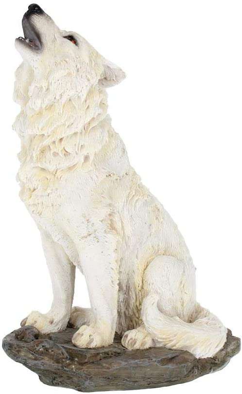 Nemesis Now Storms Cry - Howling White Wolf Resin Figurine (H2521G6) 5