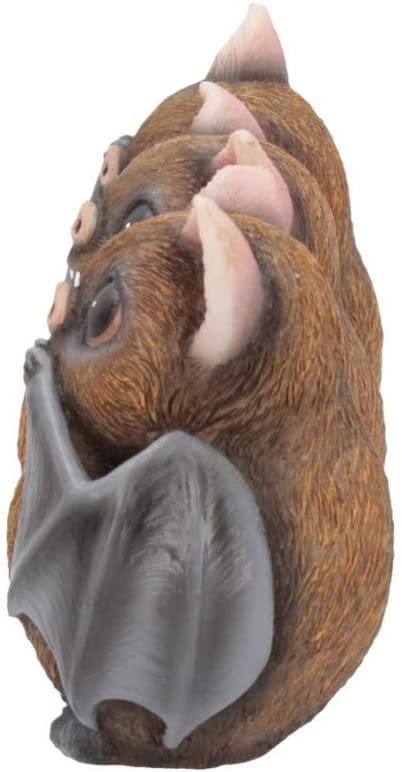 Nemesis Now Animal Collections - Three Wise Bats Figurine Set 5
